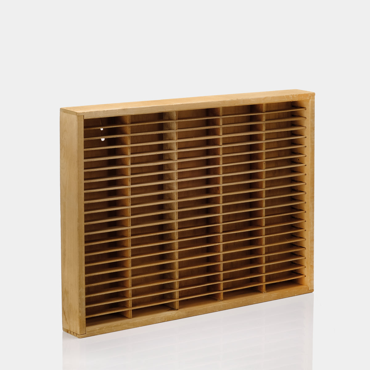 Napa Valley Box Company Wood Cassette Storage for 100 Cassettes