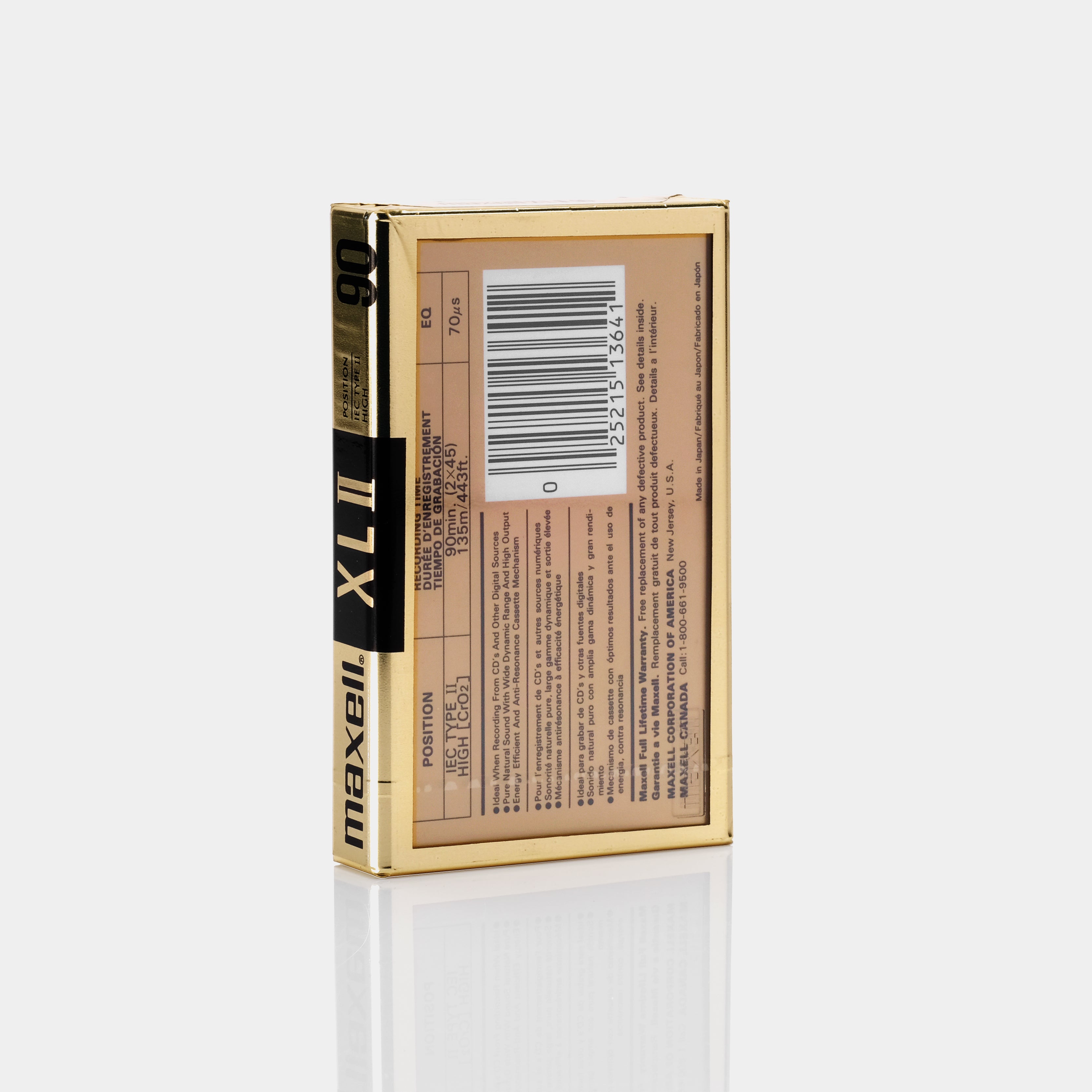 Maxell XLII 90 Type 2 Pure Epitaxial Blank Cassettes High Bias Cro2 NOS -   Canada