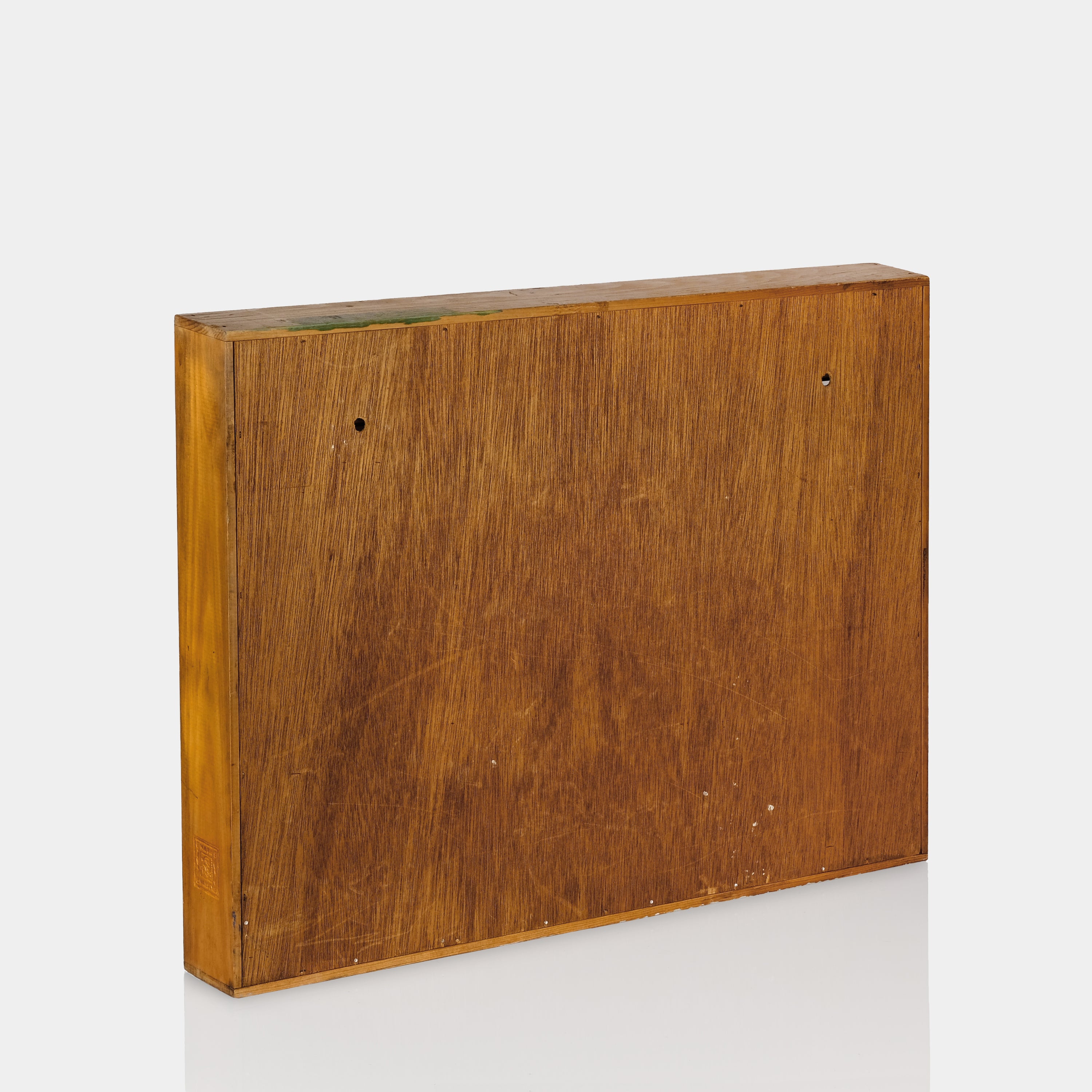 Napa Valley Box Company Wood Cassette Storage Shelf for 100 Cassettes