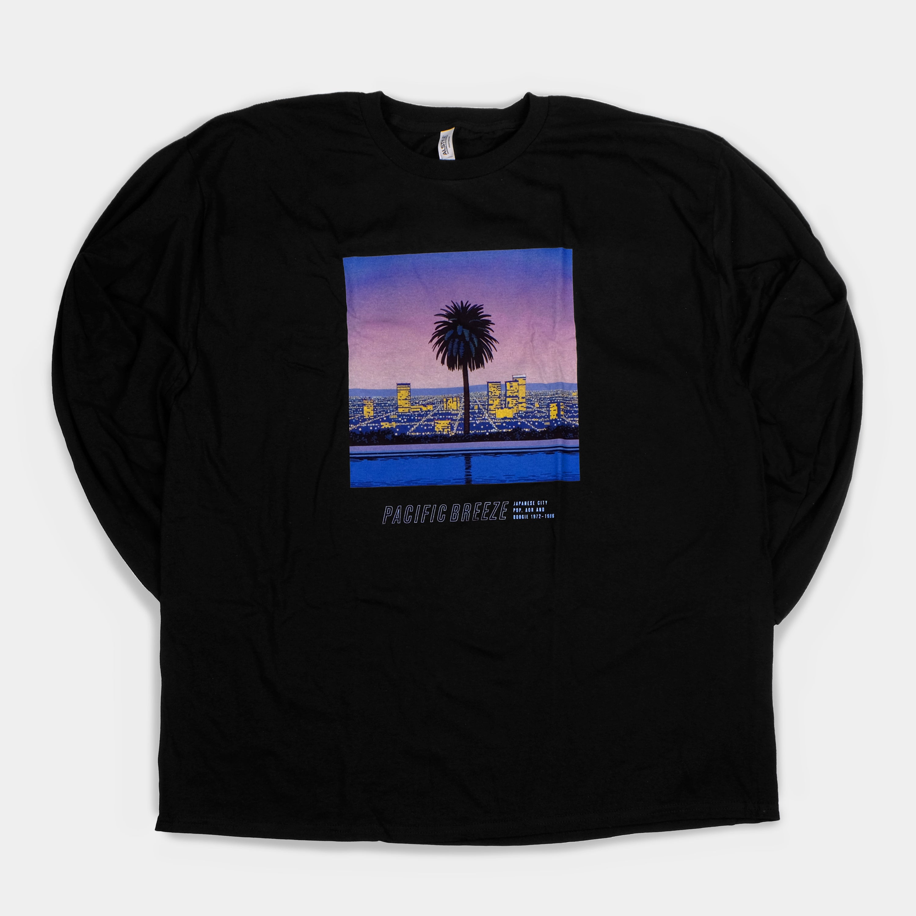 Pacific Breeze 2 Long-Sleeve Black T-Shirt