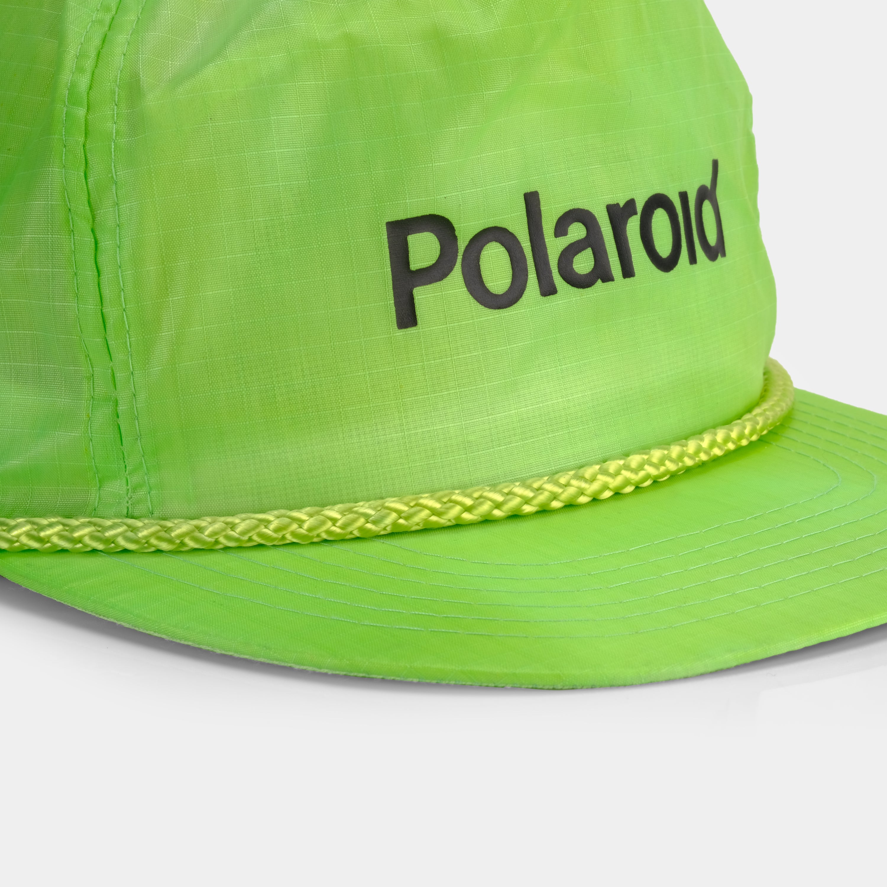 Vintage Polaroid Neon Green Cap