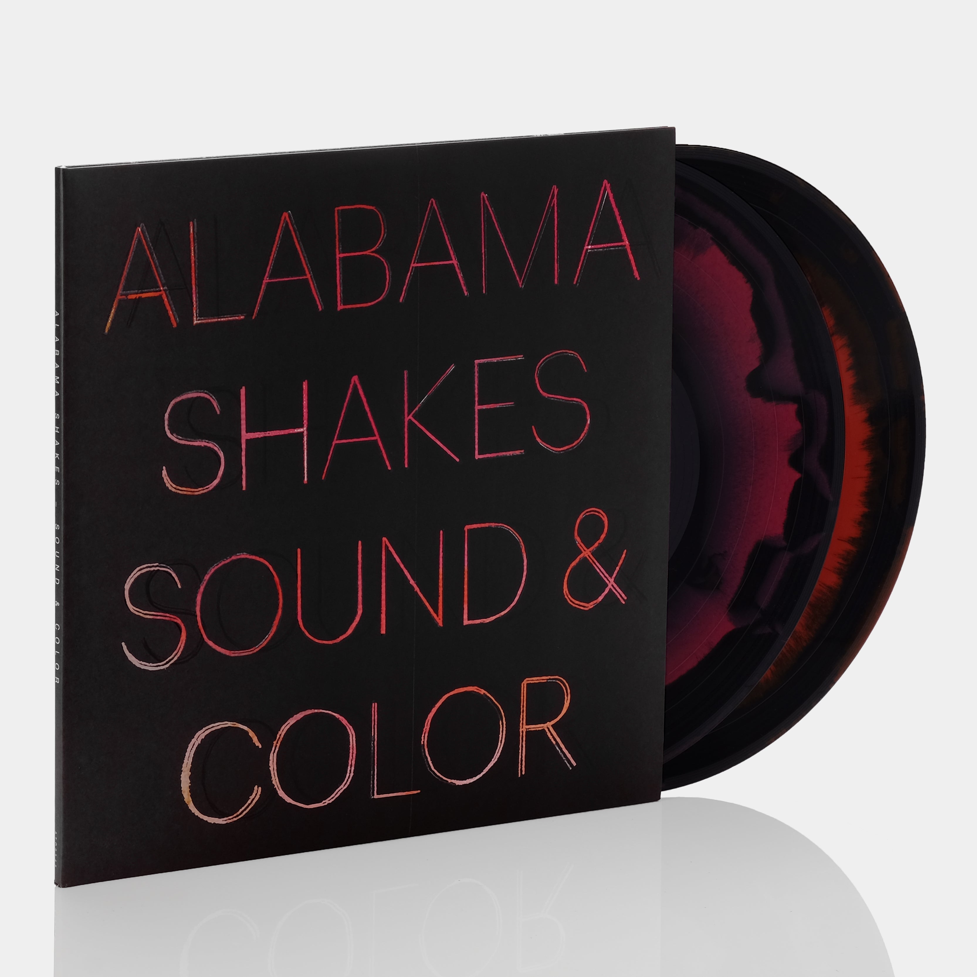 Alabama Shakes - Sound & Color (Deluxe Edition) 2xLP Red, Black & Pink Vinyl Record