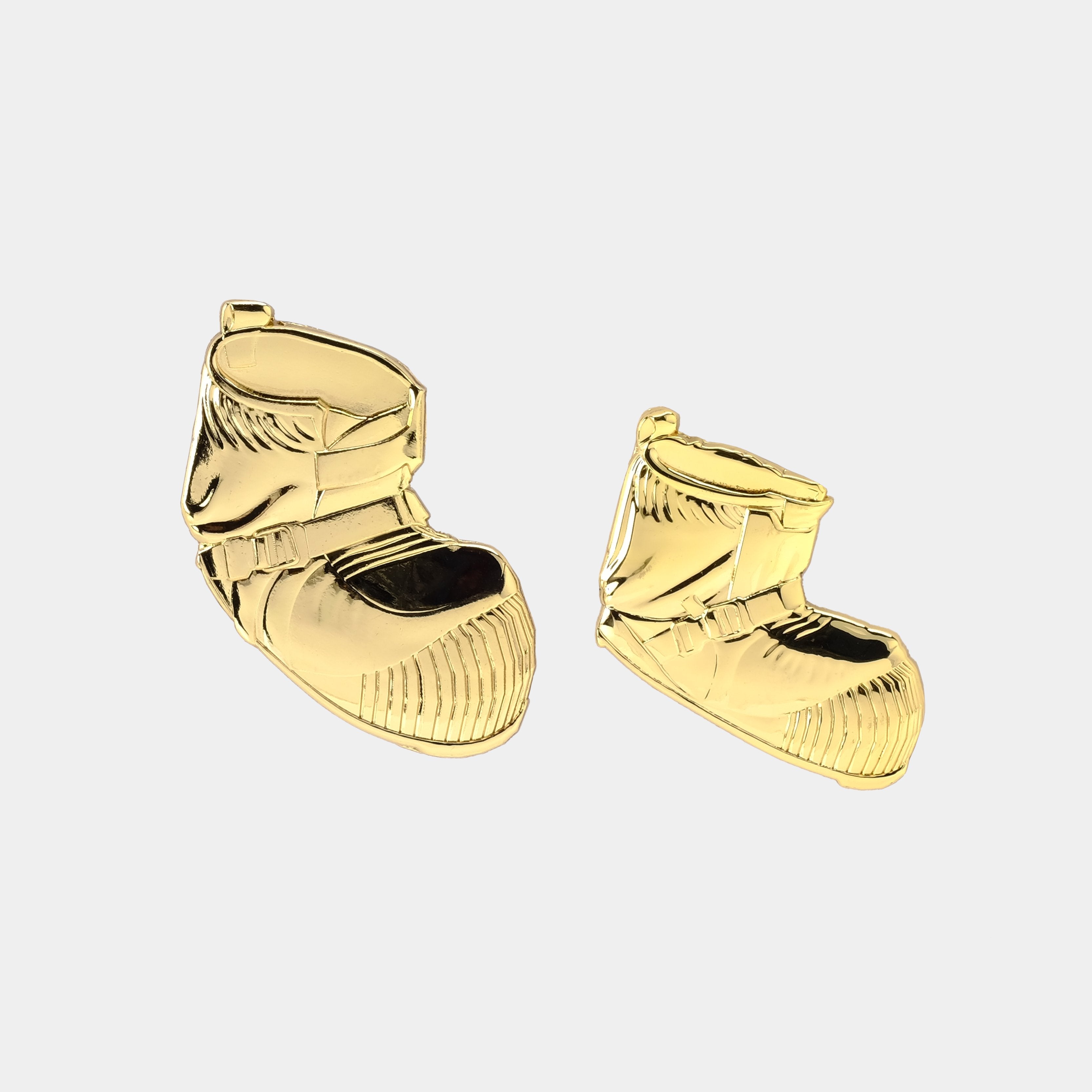Astronaut Boots 3D Gold Pin Set