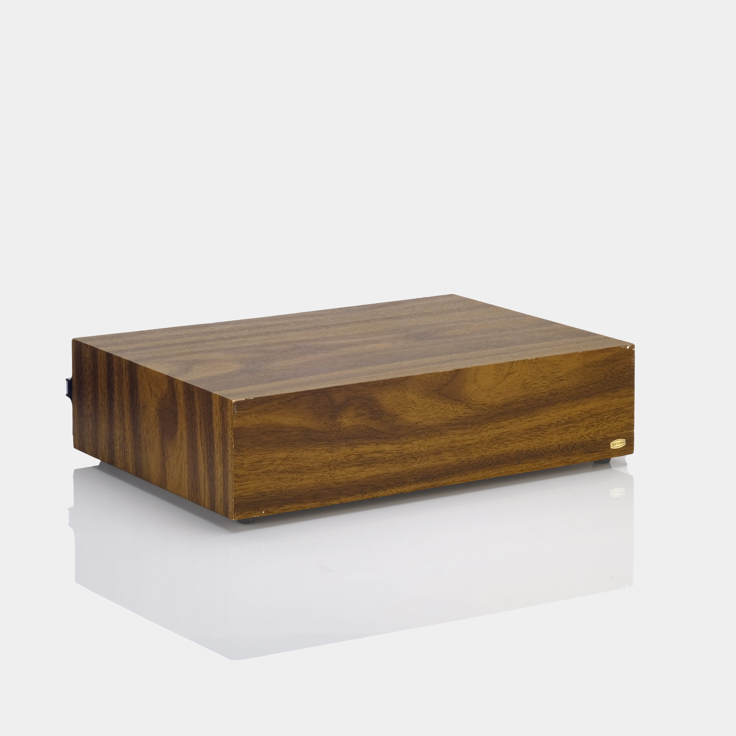 Wood Veneer Cassette Tape Storage Drawers (B-Grade)