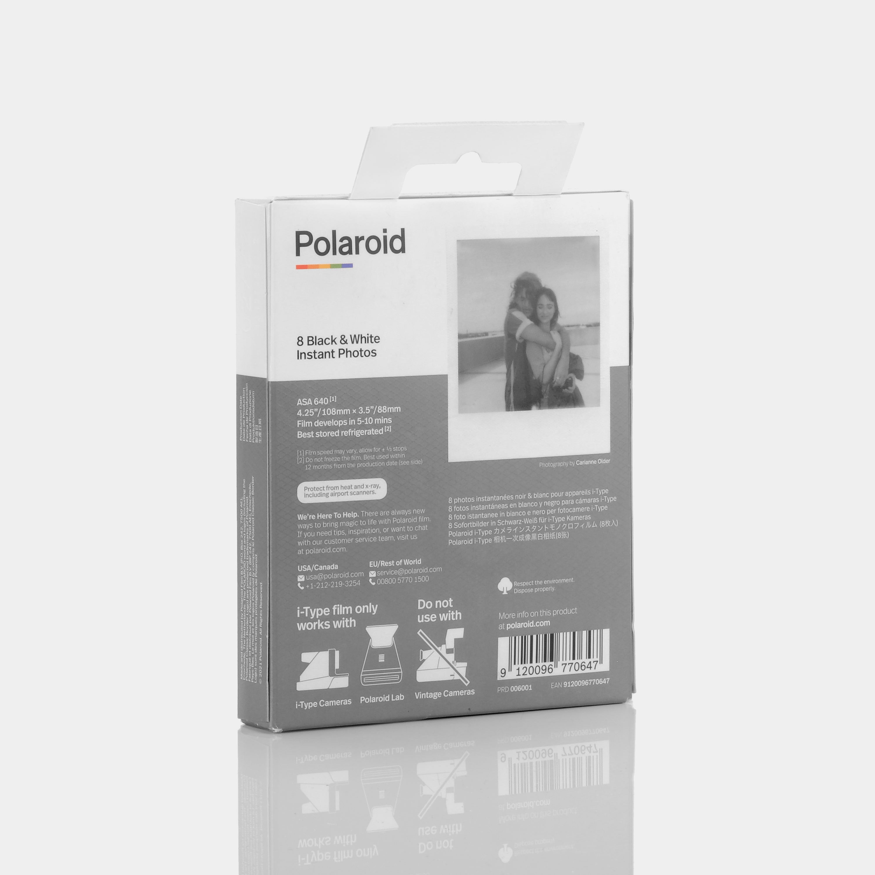 Discounted Polaroid i-Type Black and White Instant Film (1 Pack)