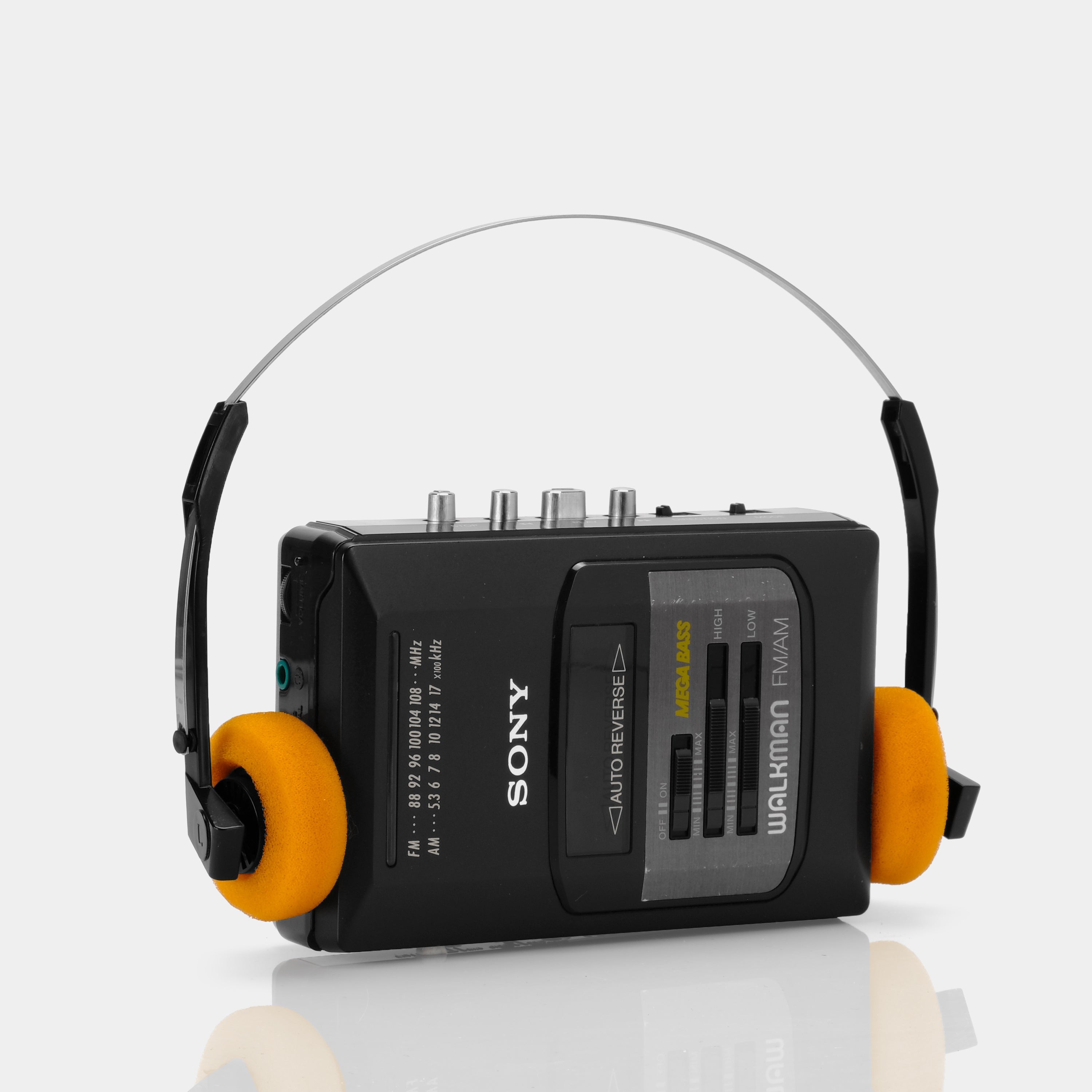 Sony Walkman WM-AF50 MEGA BASS AM/FM Radio Cassette Player (B-Grade)