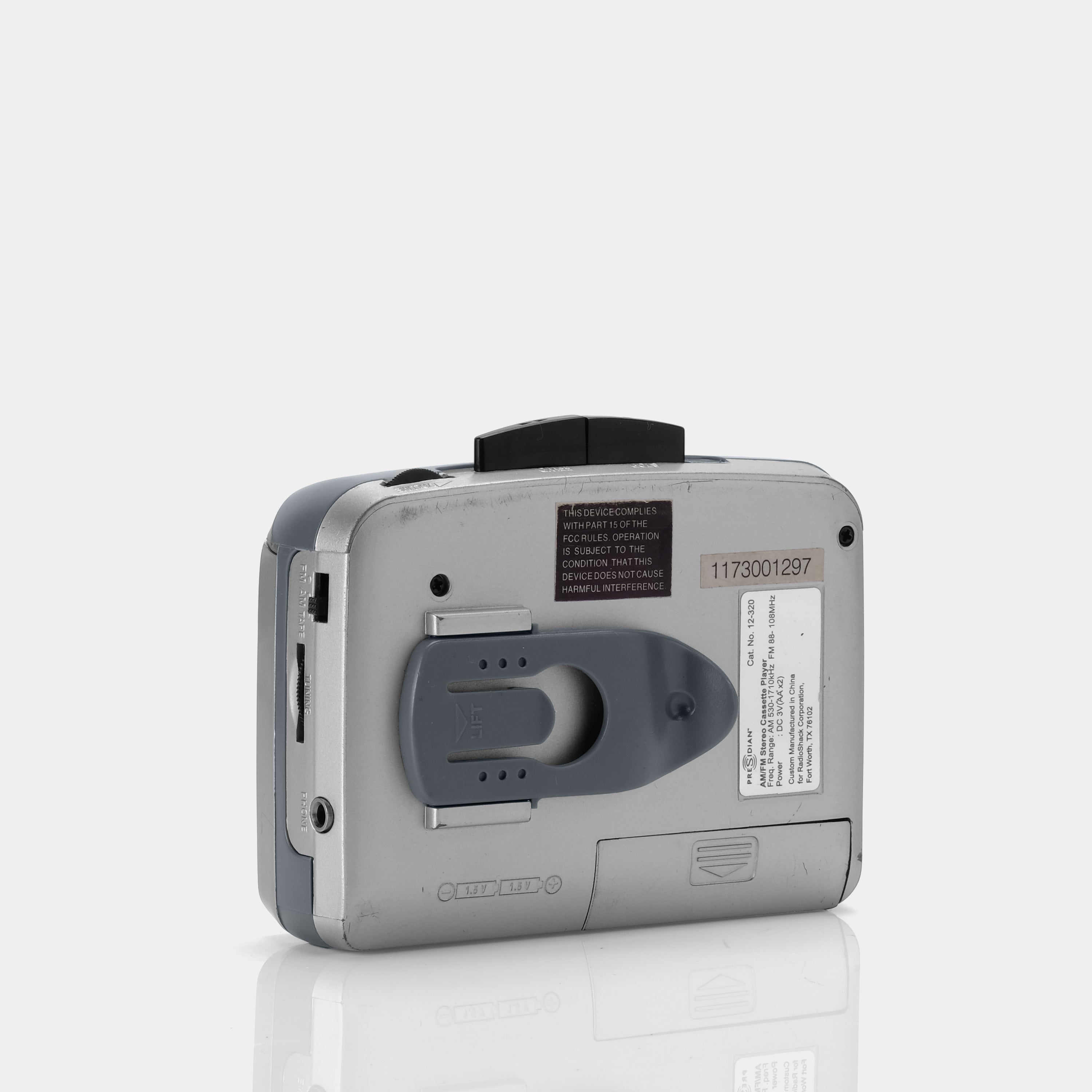 Presidian 12-320 AM/FM Portable Cassette Player (B-Grade)