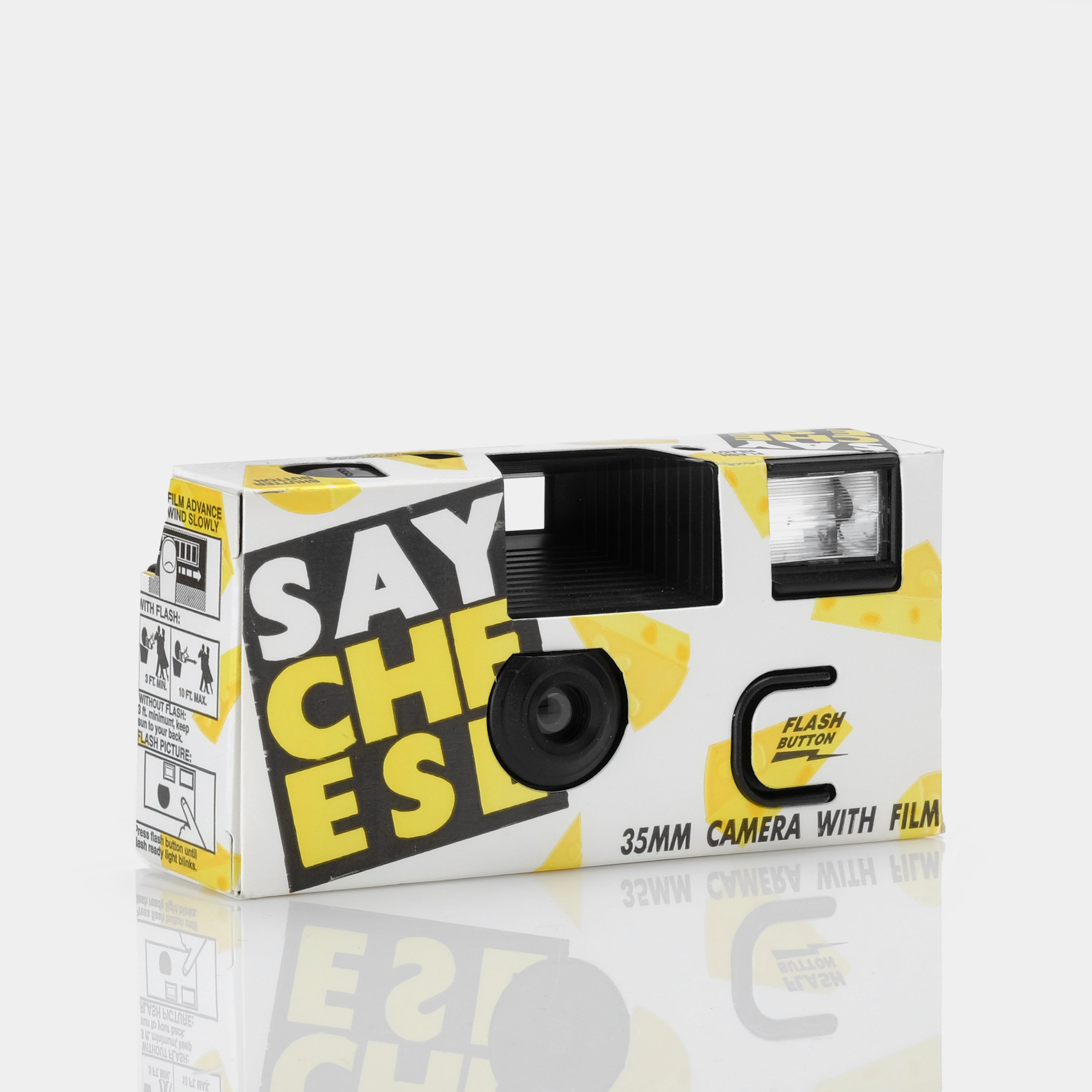 Vintage Promotional "Say Cheese" Disposable 35mm Film Camera