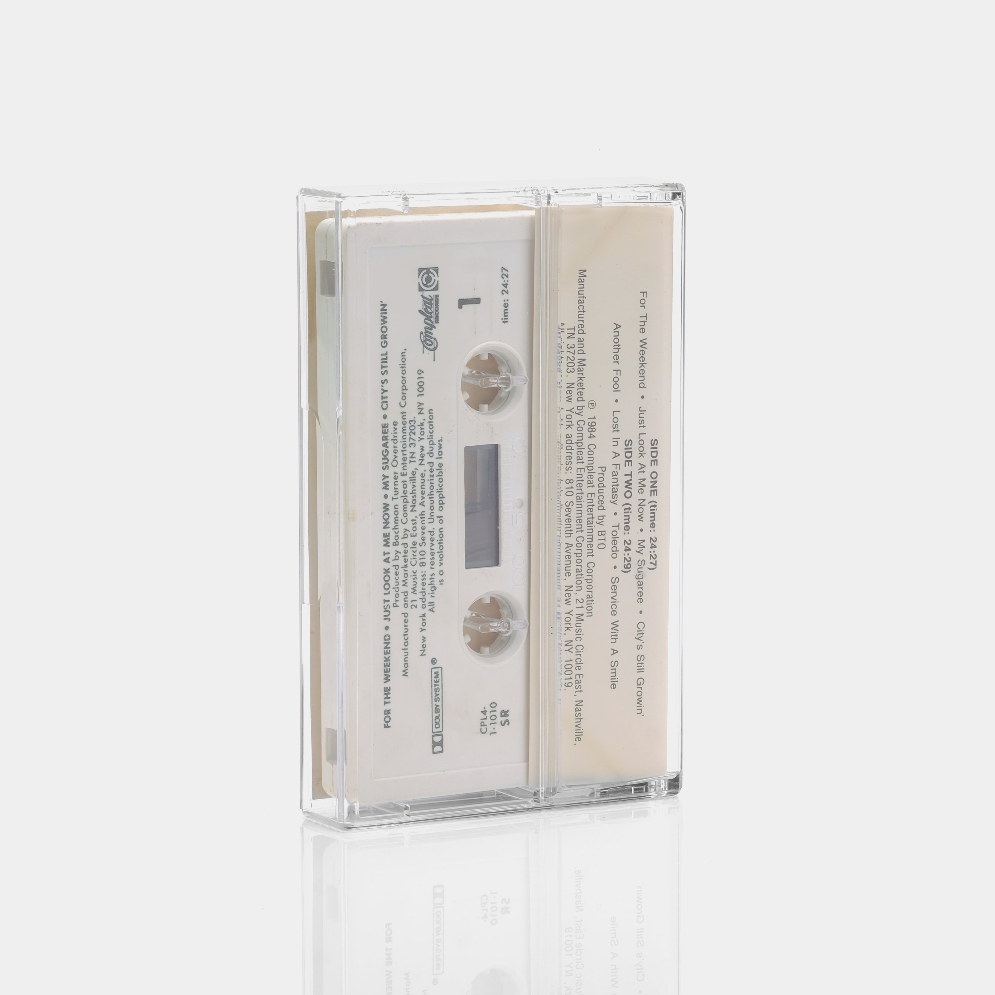 BTO - Bachman Turner Overdrive Cassette Tape