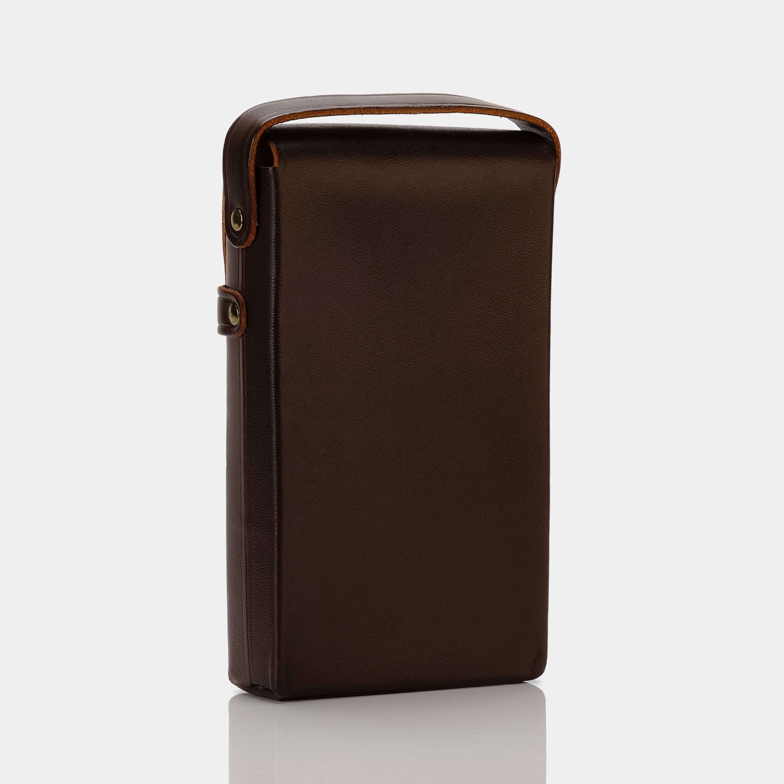 Dark Brown Leather Folding Camera Case