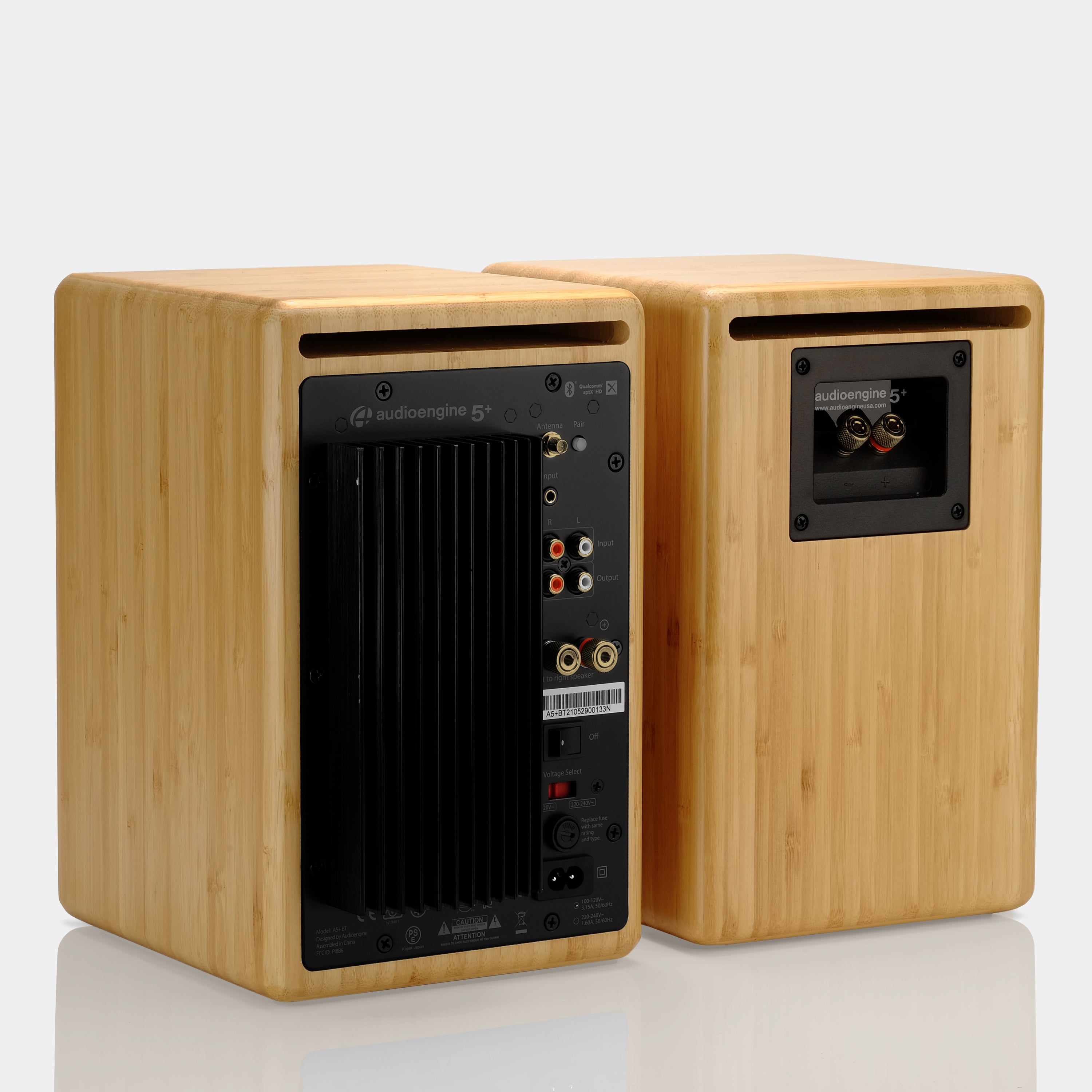 Audioengine A5+ Bamboo Wireless Home Music System With Bluetooth
