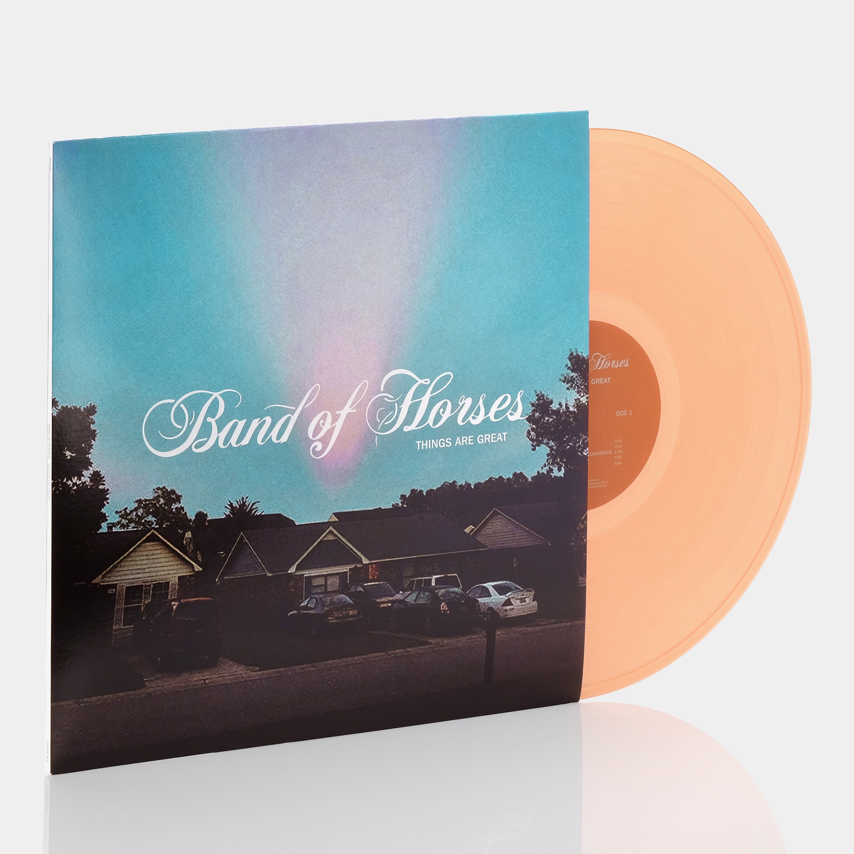 Band Of Horses - Things Are Great LP Translucent Rust Vinyl Record