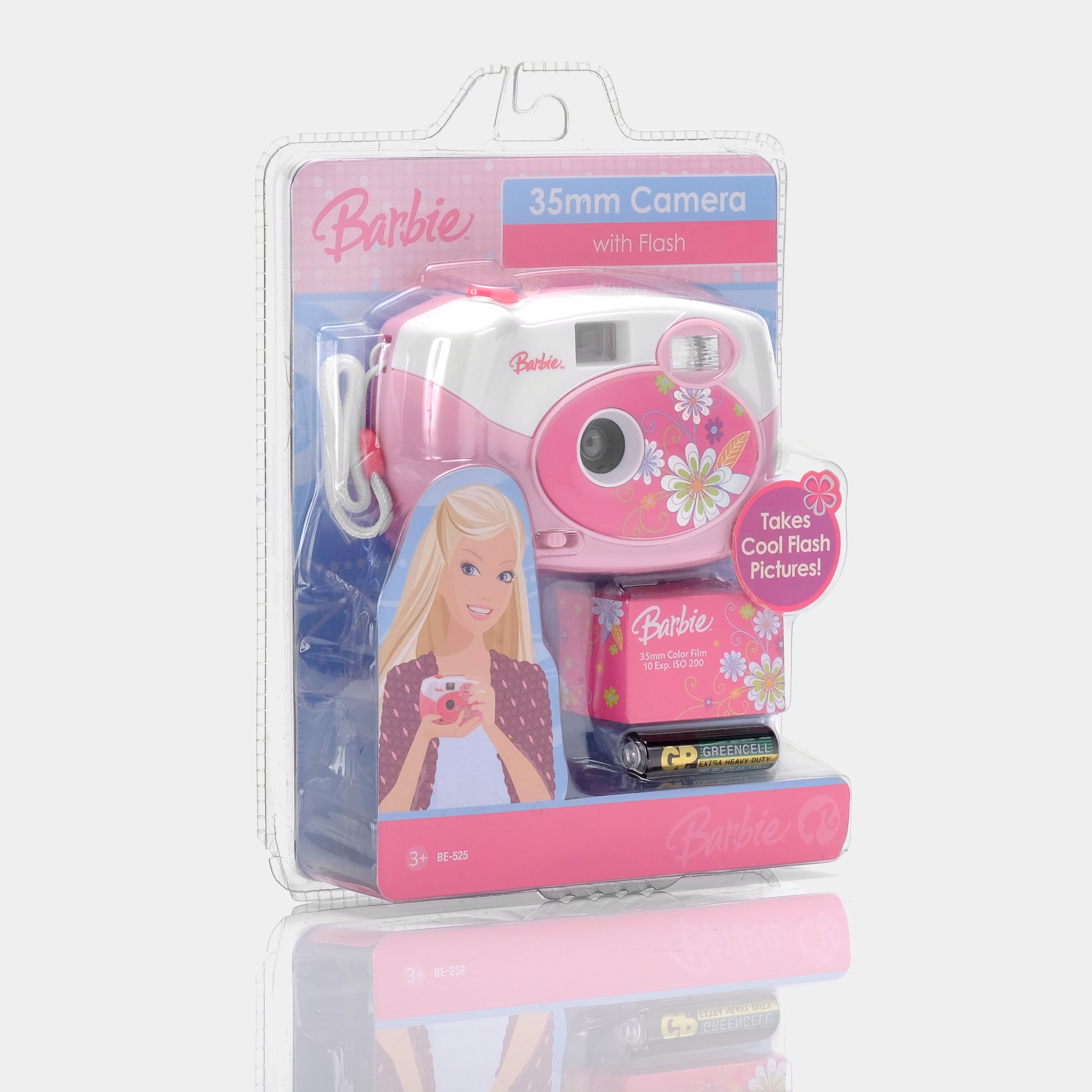 Barbie 35mm Point and Shoot Film Camera With Flash (New In Packaging)