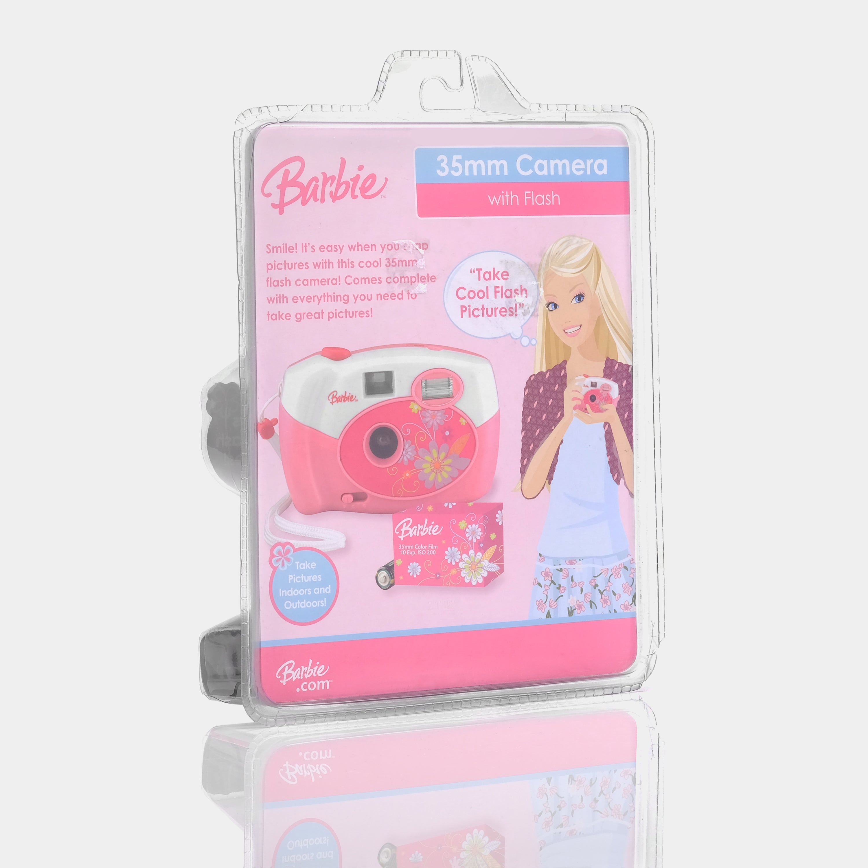 Barbie 35mm Point and Shoot Film Camera With Flash (New In Packaging)