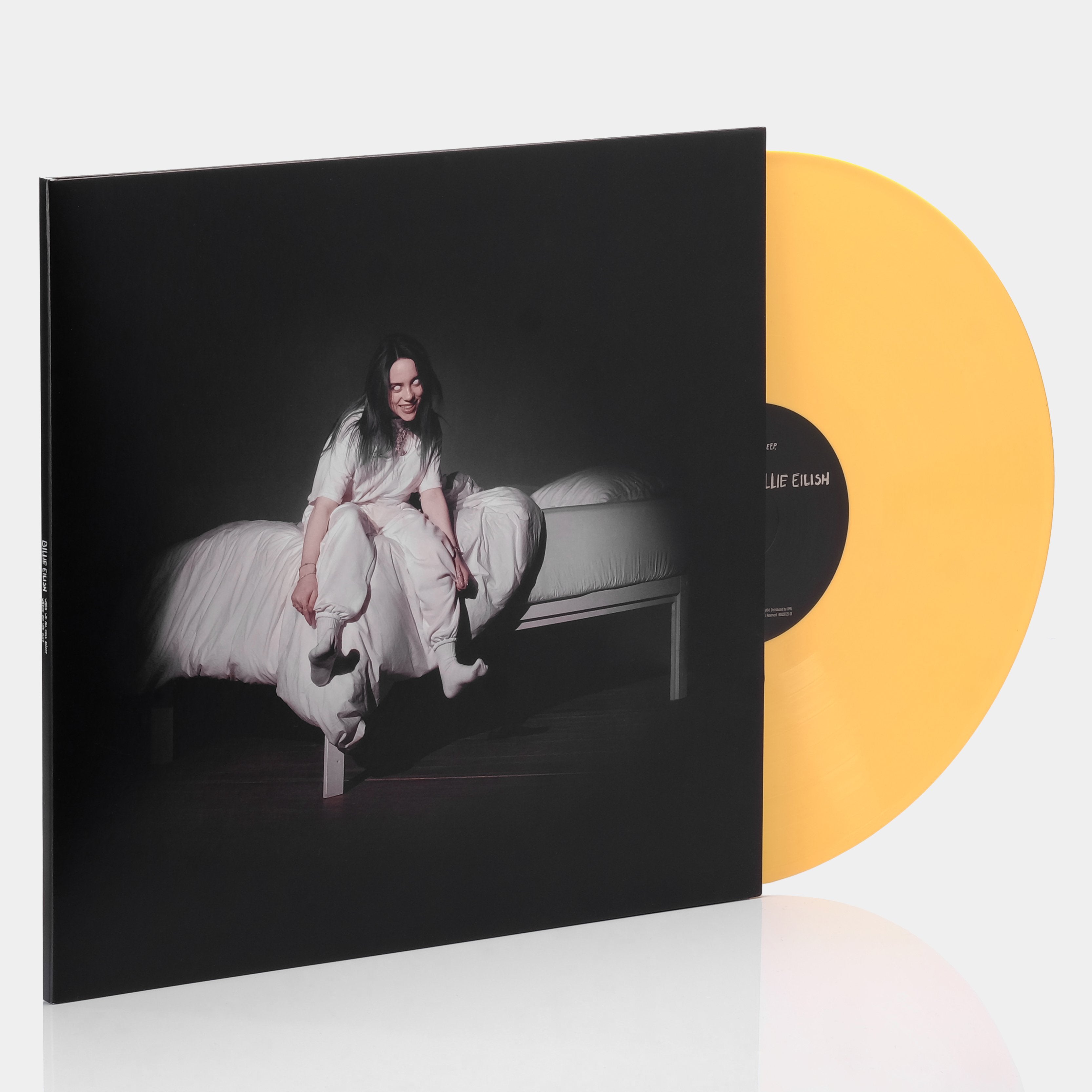 Billie Eilish - When We Fall Asleep, Where Do We Go? LP Pale Yellow Vinyl Record
