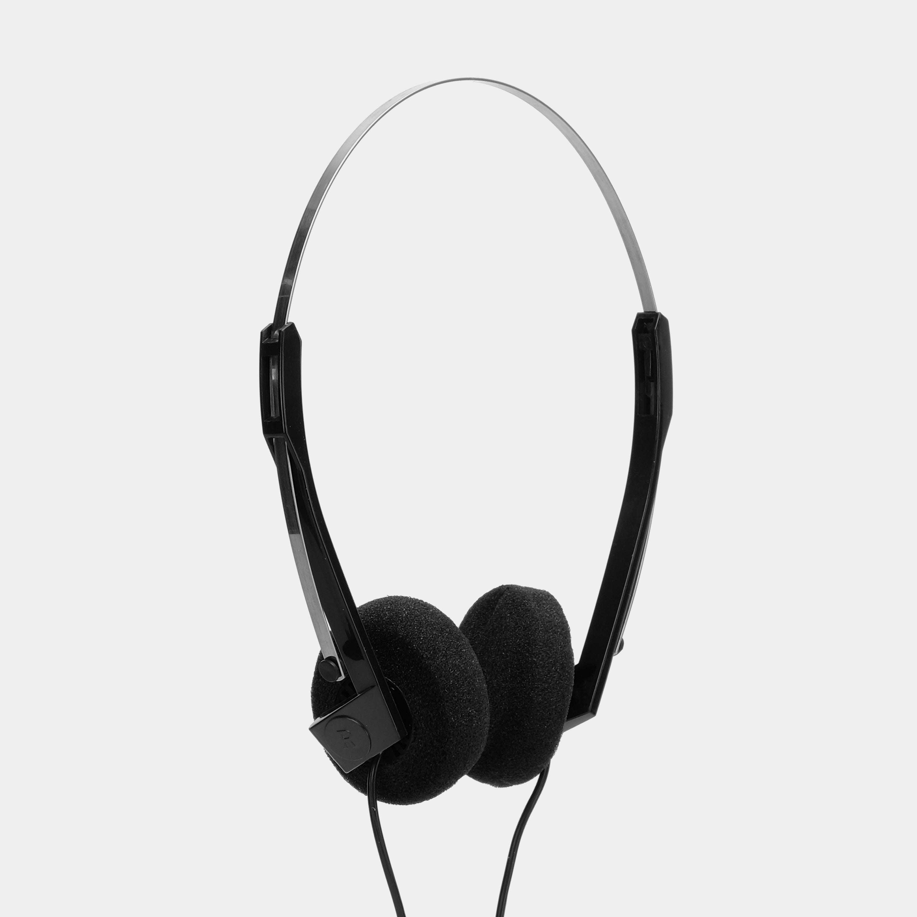 Black in ear online headphones