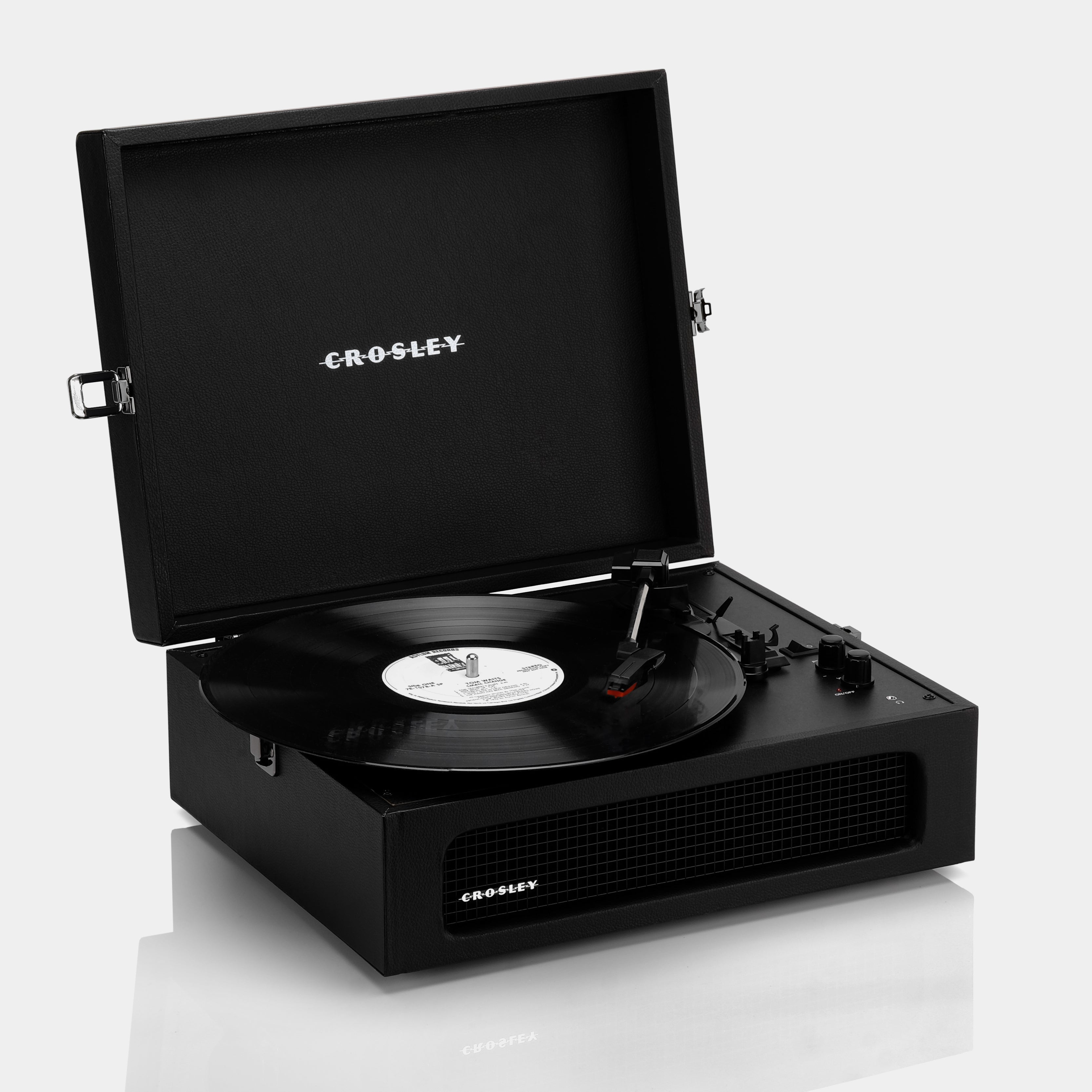 Crosley Voyager Black Portable Turntable with Bluetooth