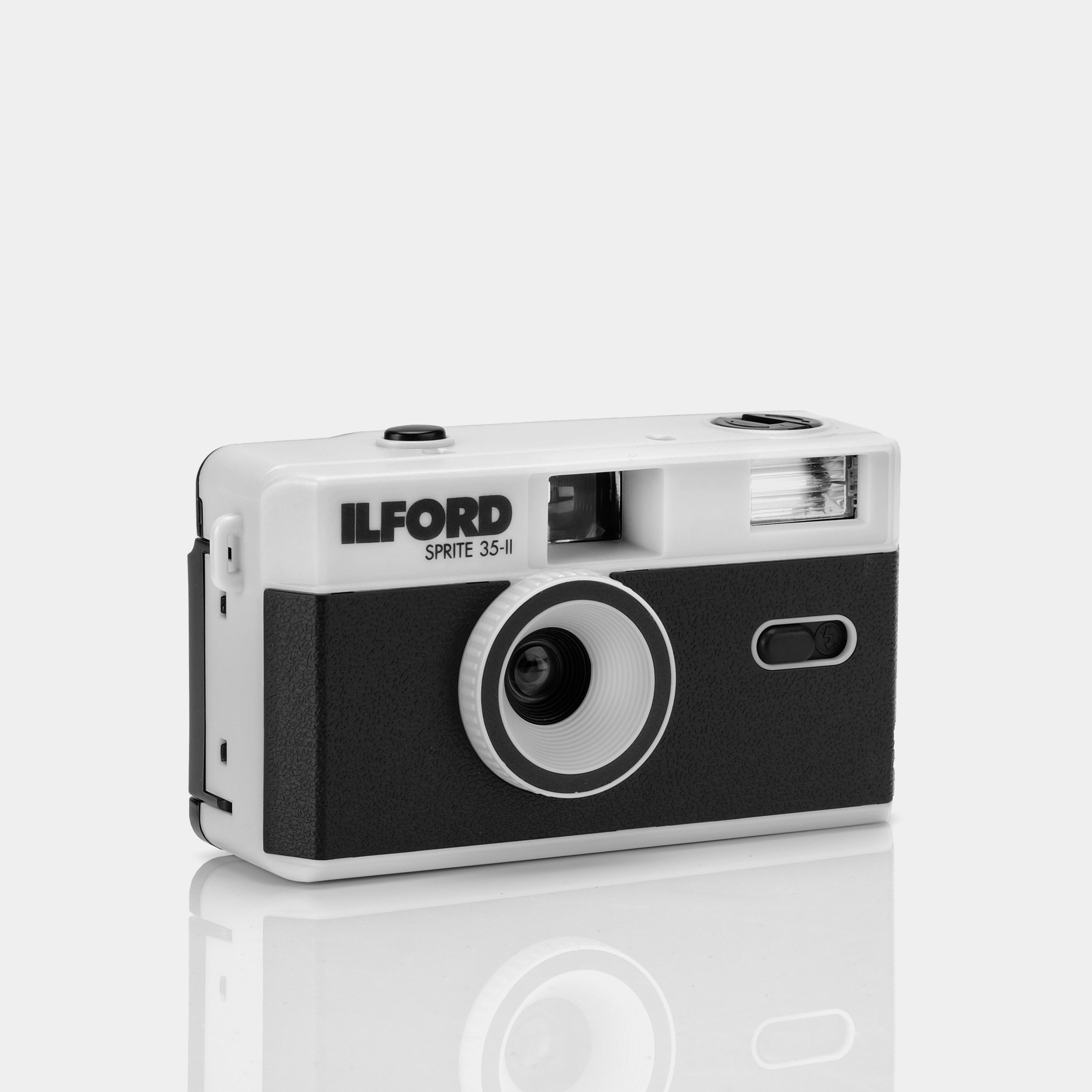 Ilford Sprite 35-II Reusable 35mm Point and Shoot Film Camera - Black & Silver