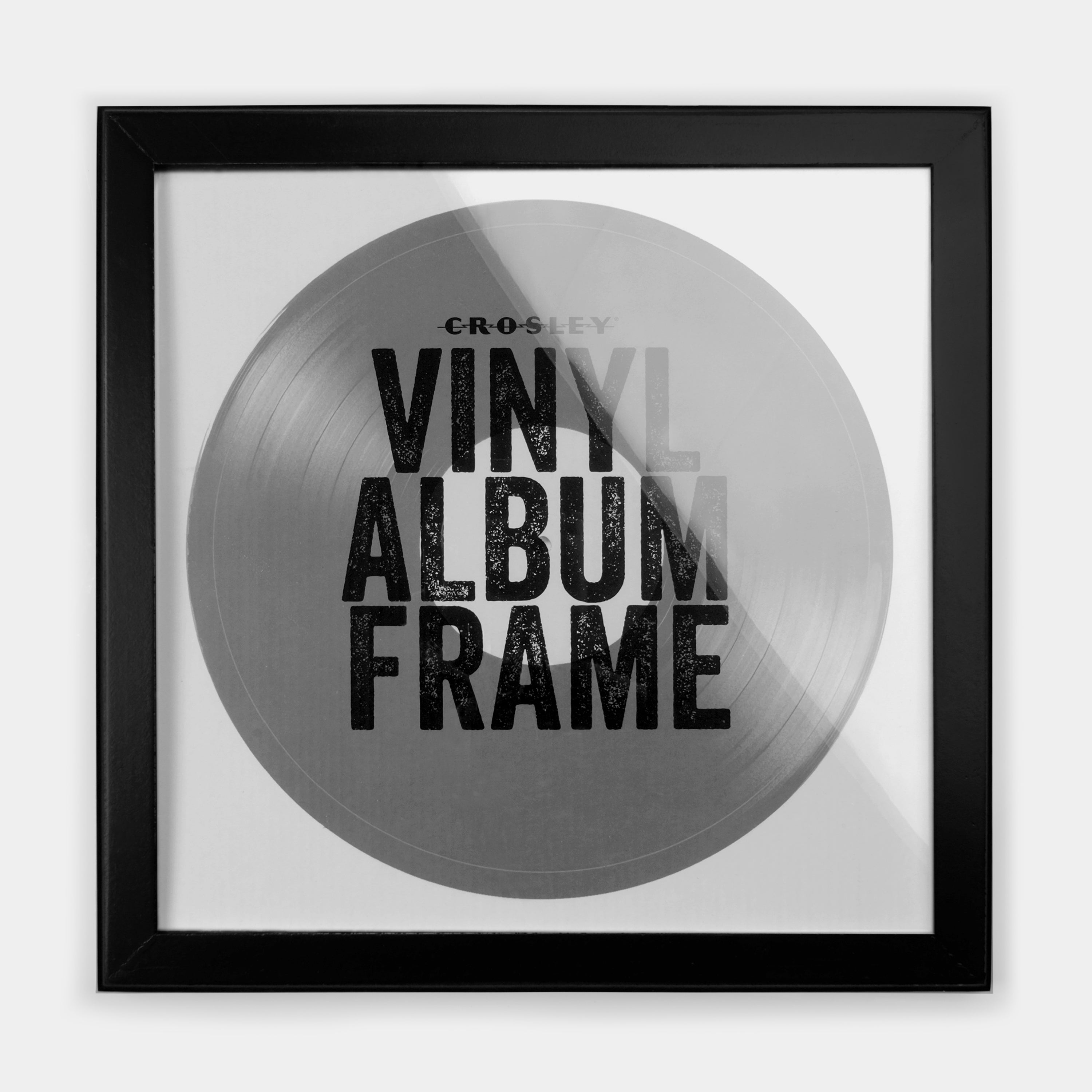 Crosley Wood Vinyl Record Frame - Black