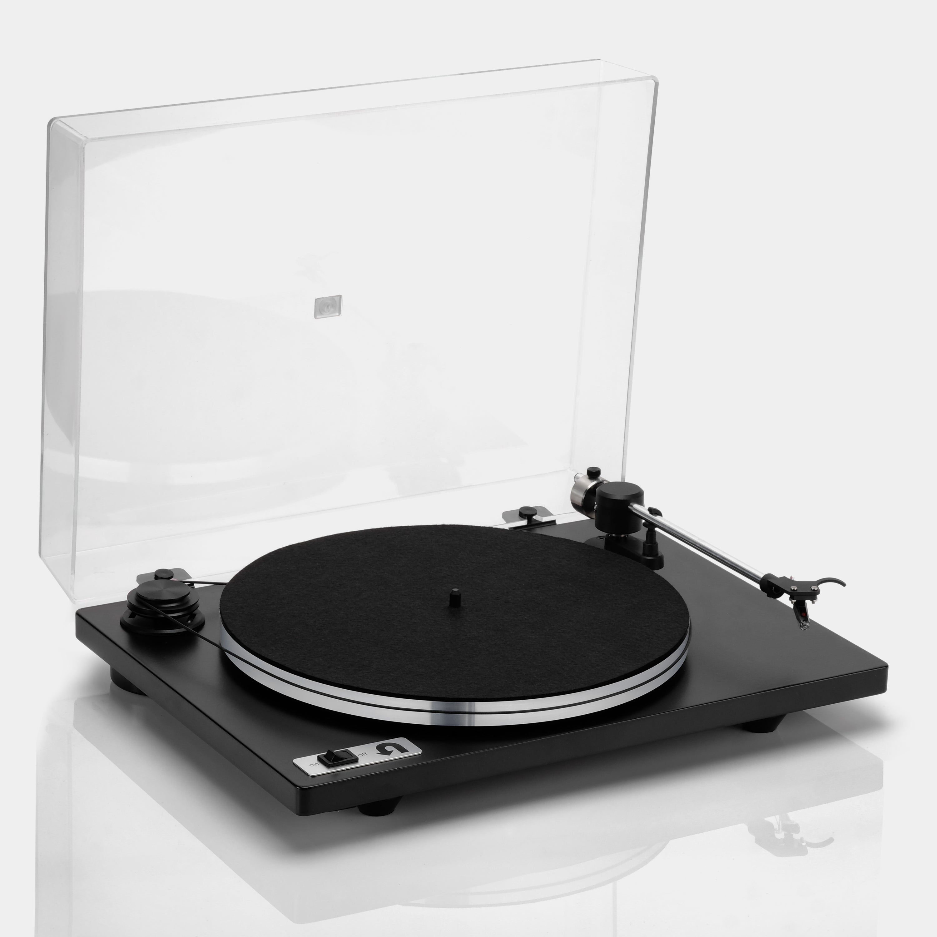 Orbit Plus (Gen 1) Black Turntable with Built-in Preamp by U-Turn Audio