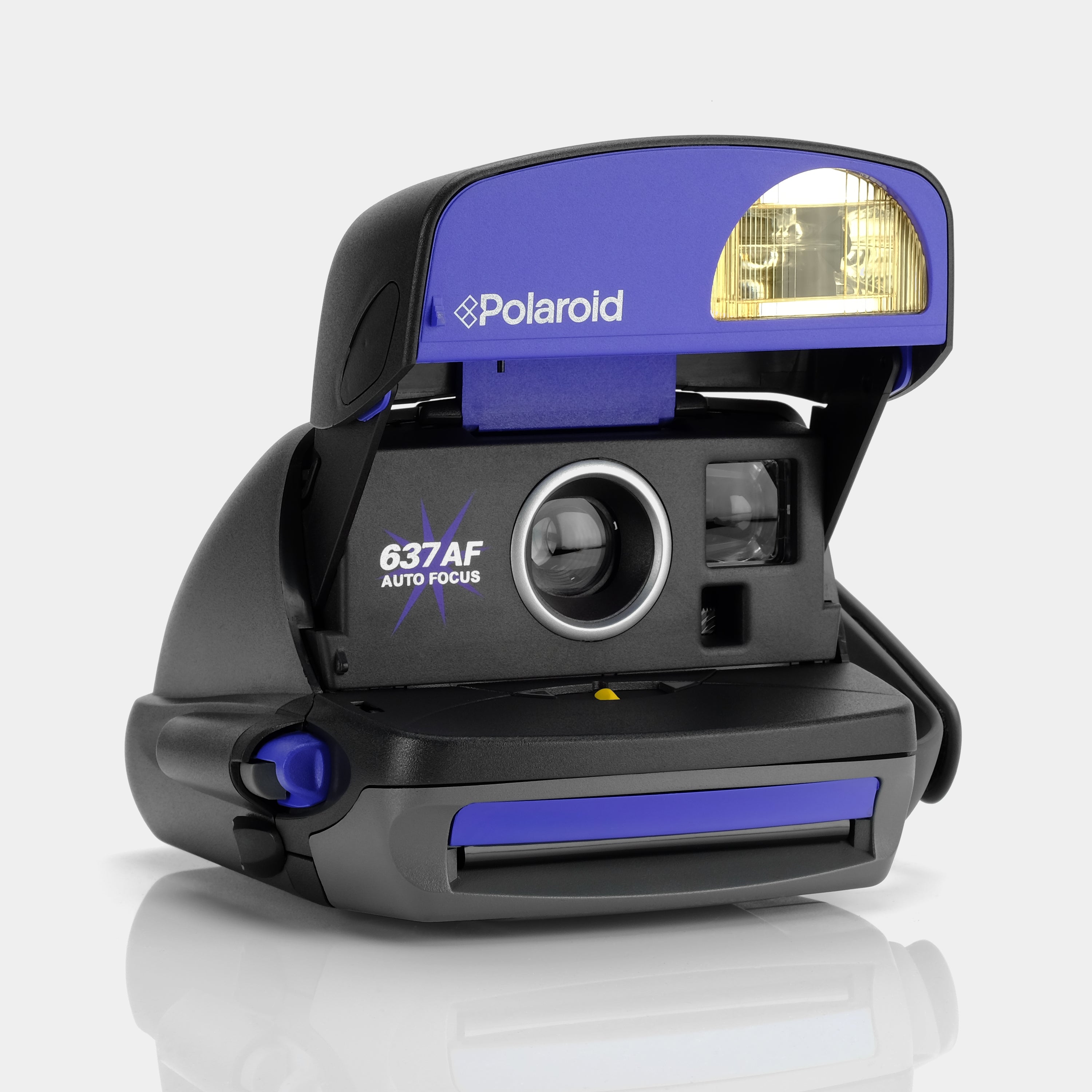 Polaroid 600 Express 637 Autofocus Black and Blue Instant Film Camera