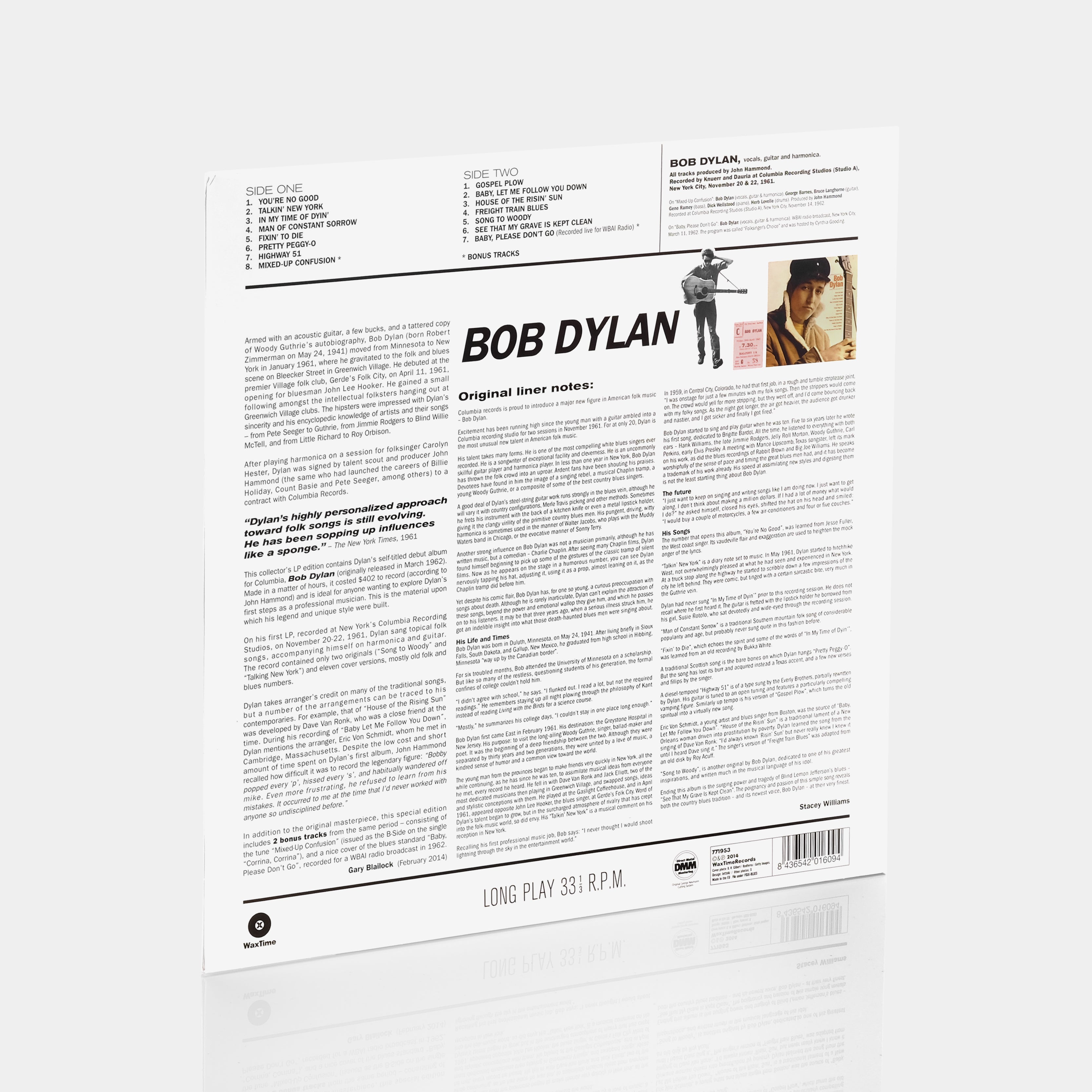 Bob Dylan - Bob Dylan LP Vinyl Record