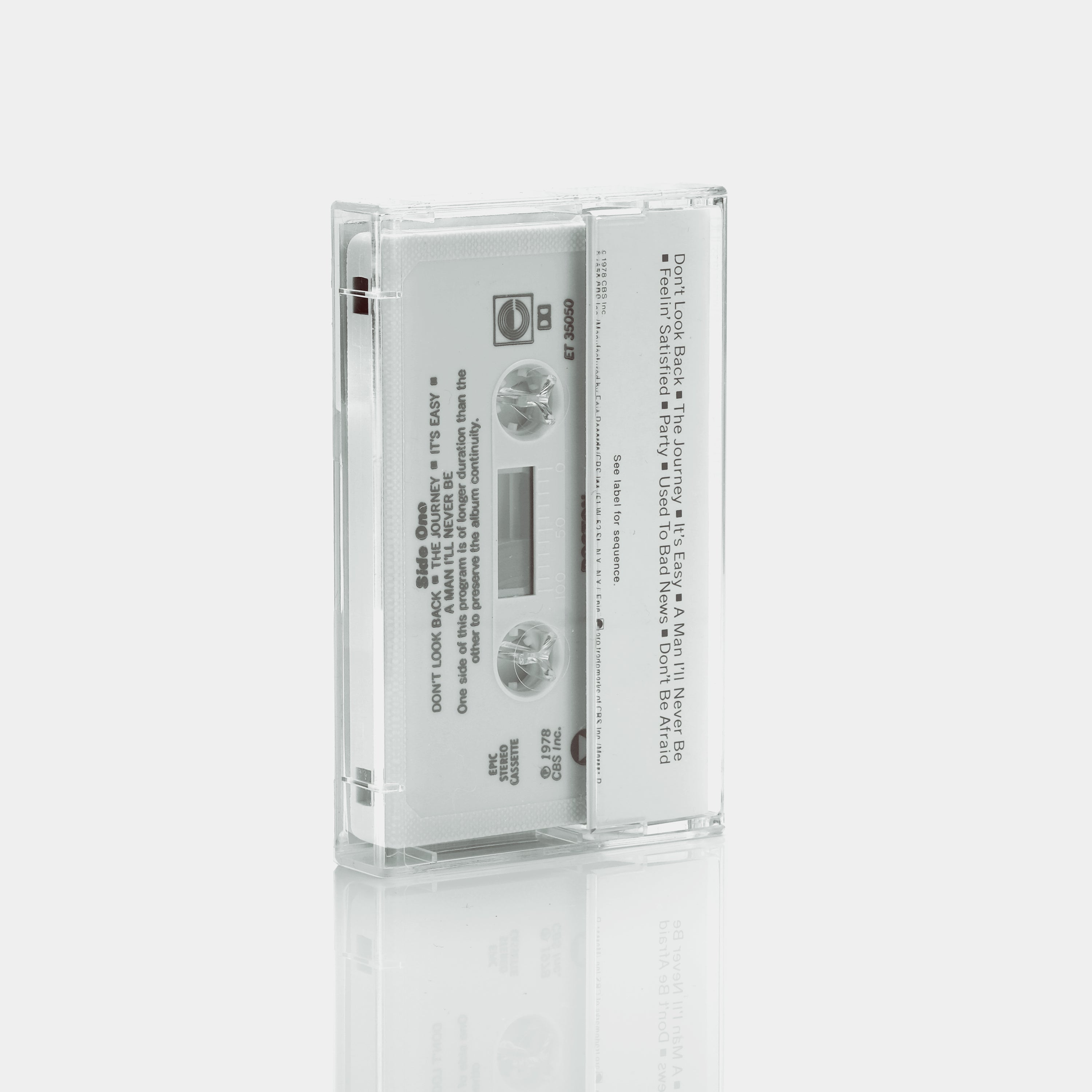 Boston - Don't Look Back Cassette Tape