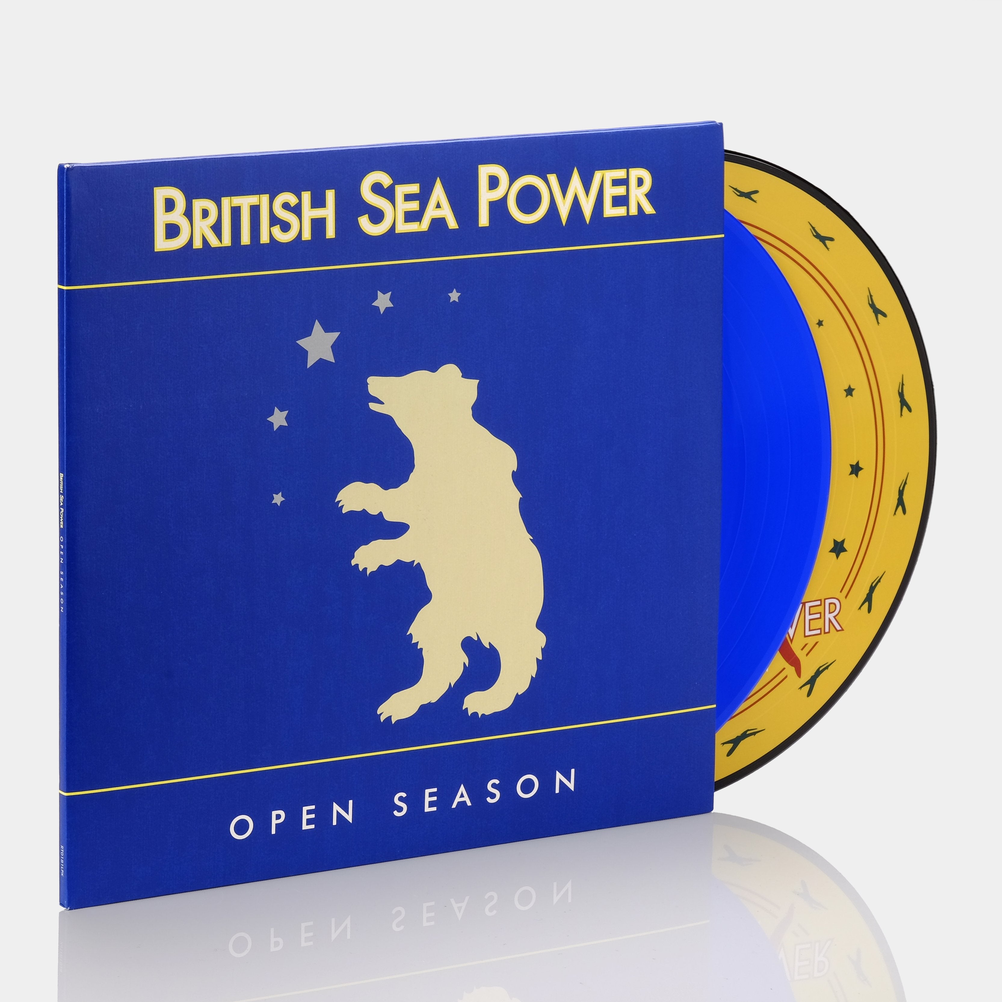British Sea Power - Open Season 2xLP Blue Vinyl Record + Picture Disc
