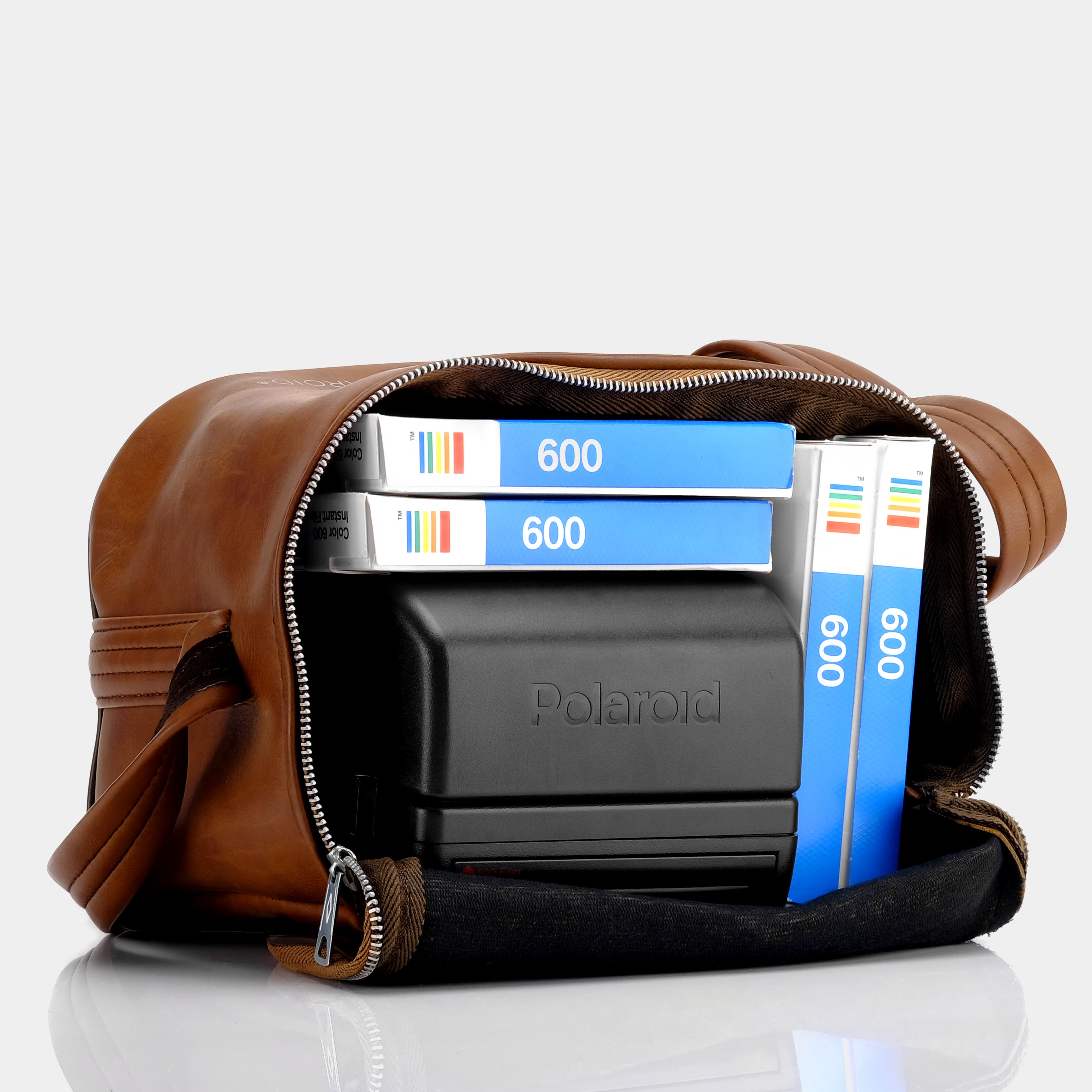 Polaroid Brown Pleather Instant Camera Bag