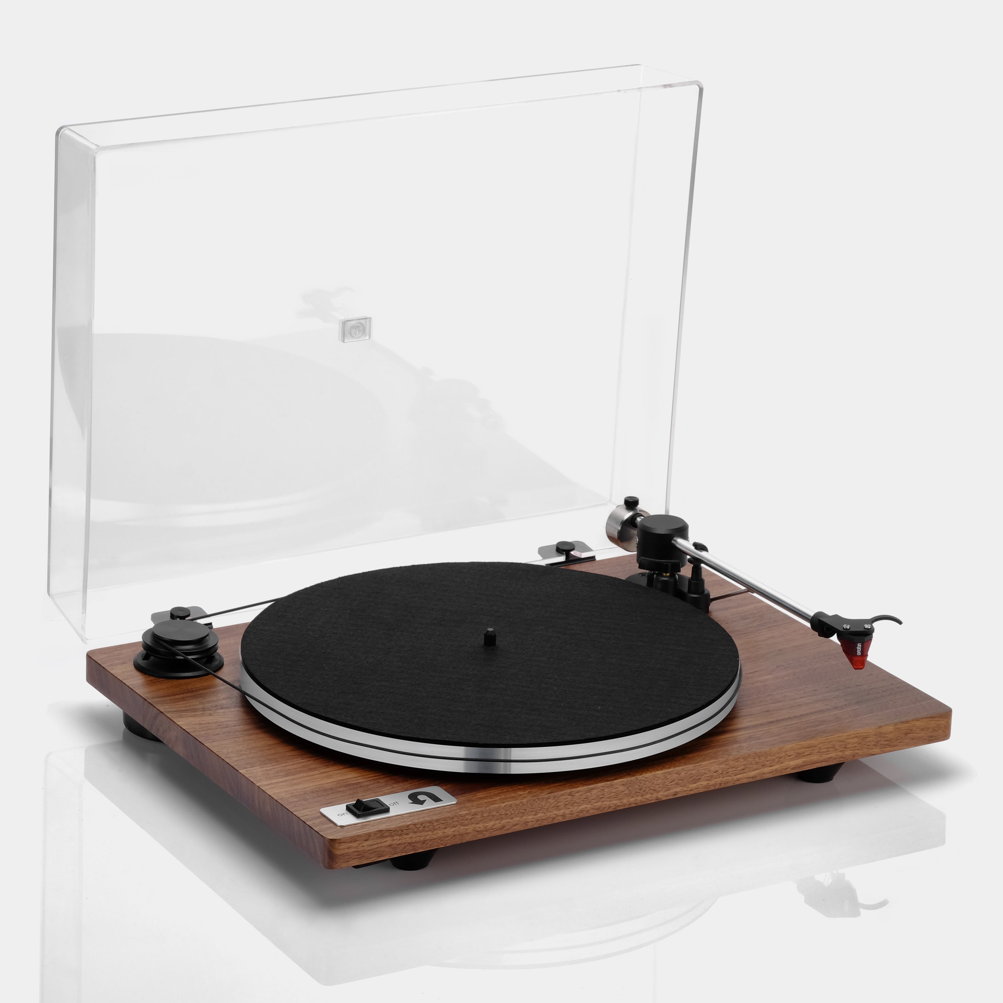 Orbit Special Walnut Turntable with Built-in Preamp by U-Turn Audio
