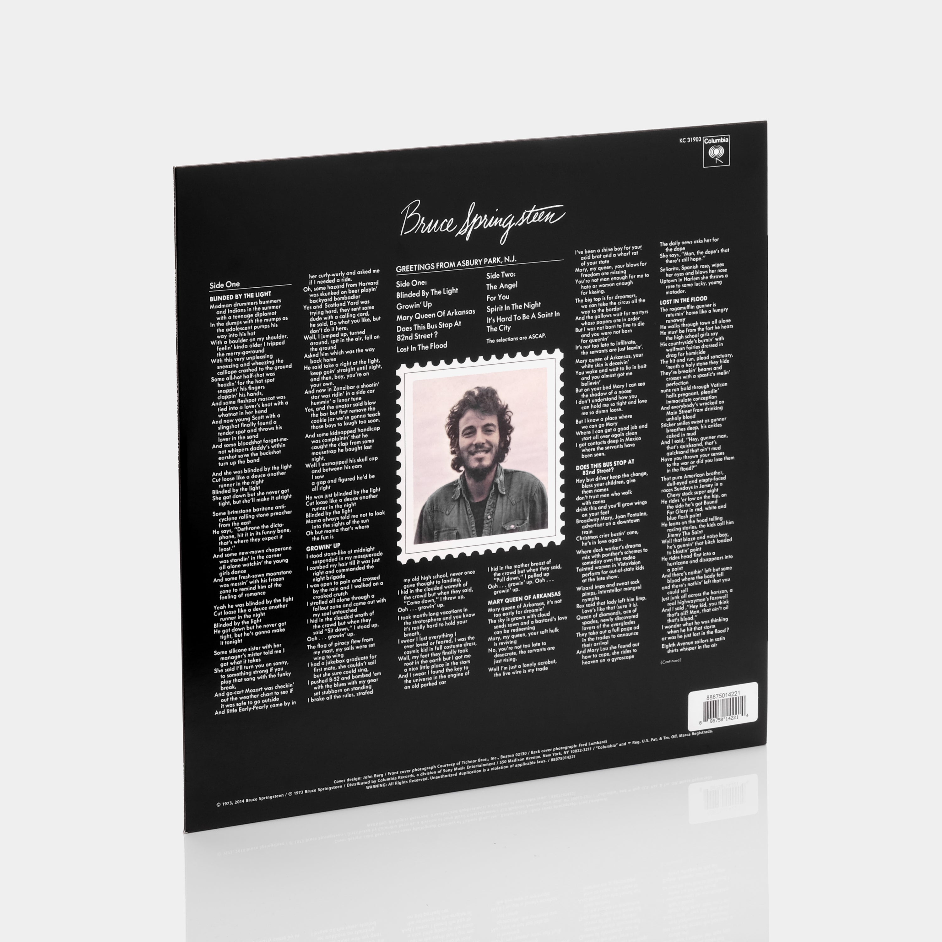 Bruce Springsteen - Greetings From Asbury Park N.J. LP Vinyl Record