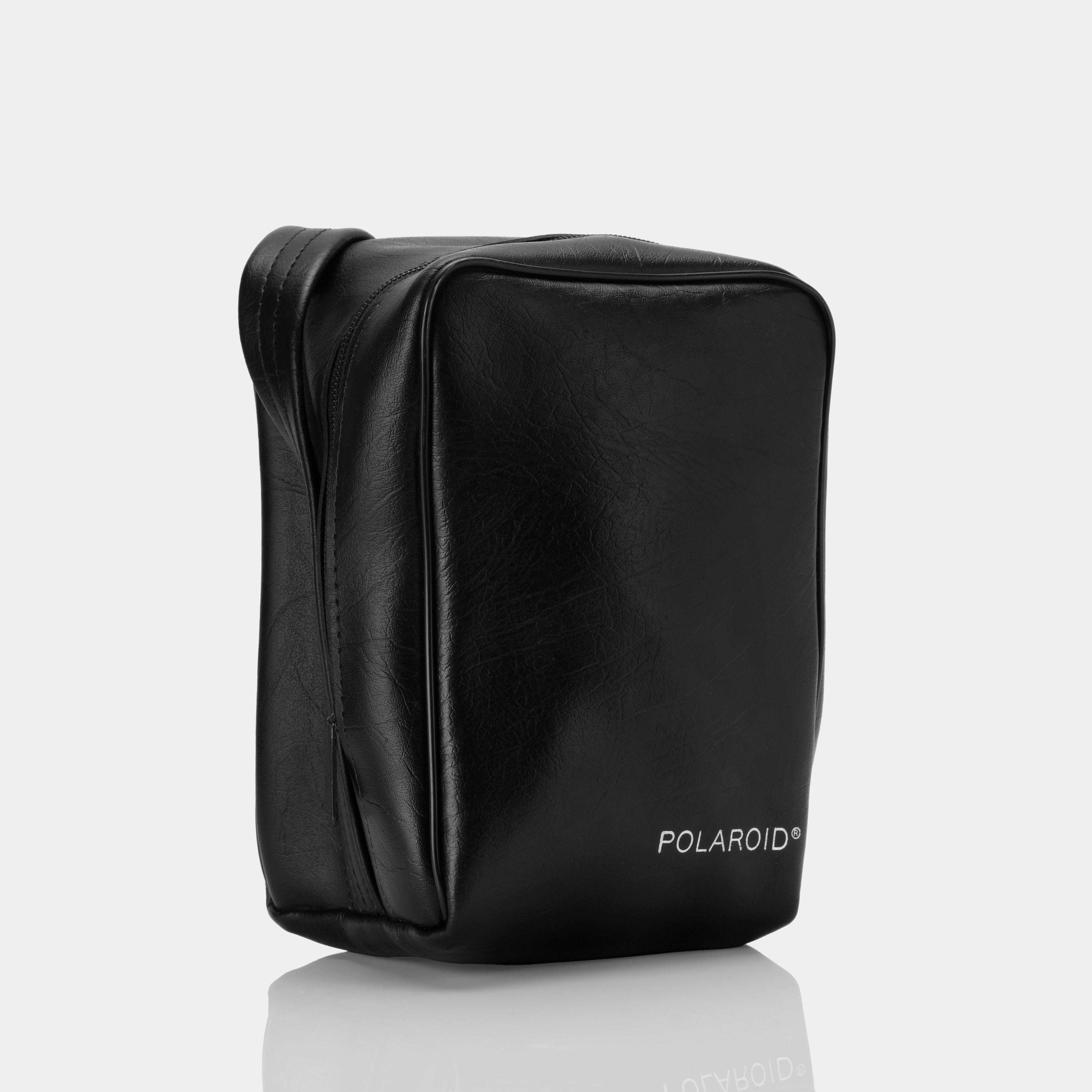 Black Polaroid Leather Camera Bag