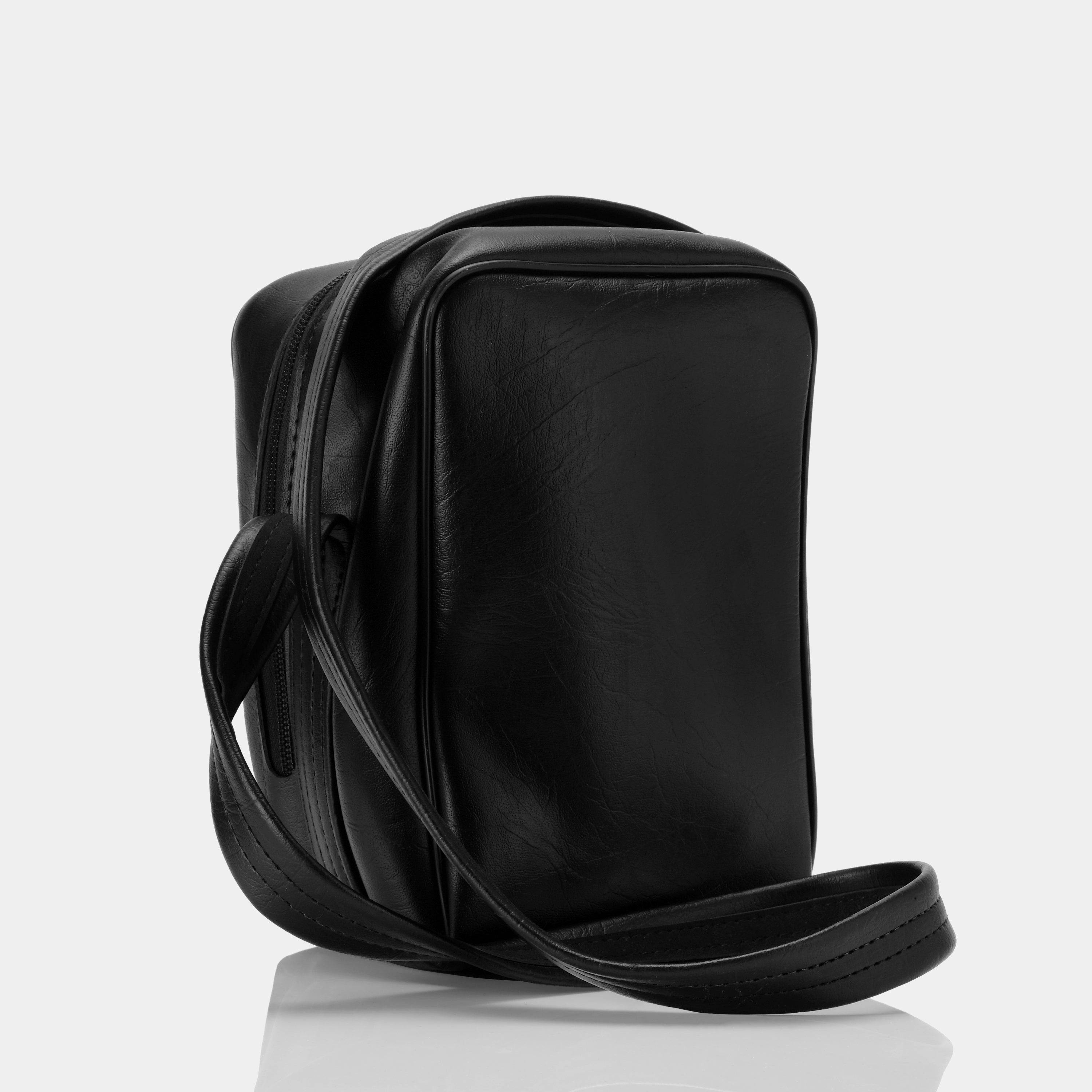 Black Polaroid Leather Camera Bag