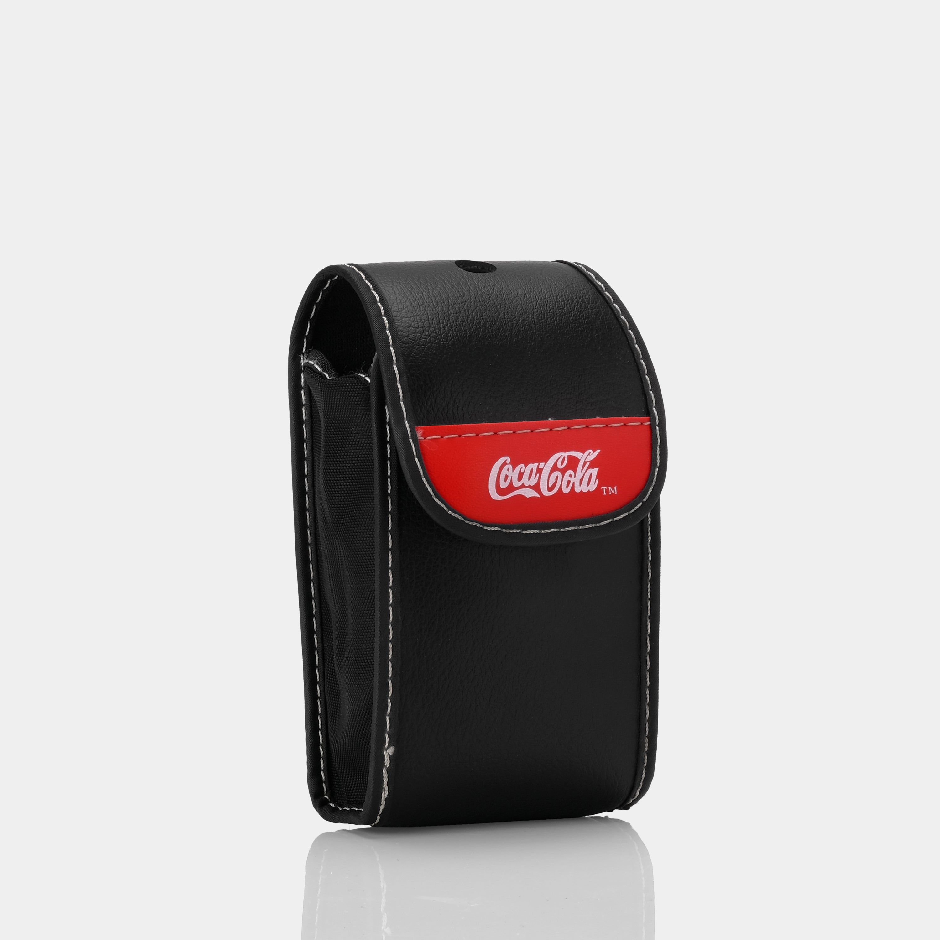 Coca-Cola Black Leather Point and Shoot Camera Case
