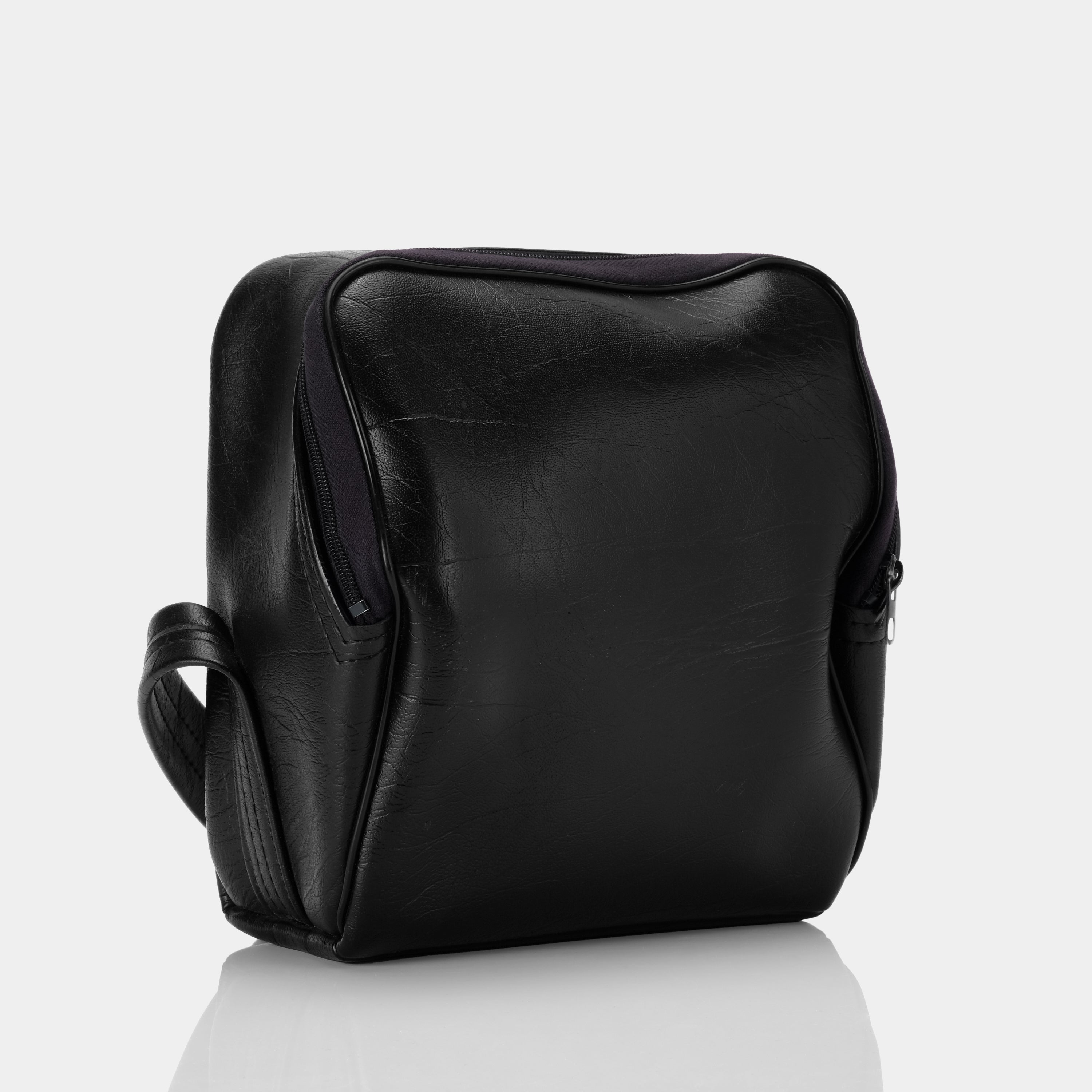 Black Leather Camera Bag