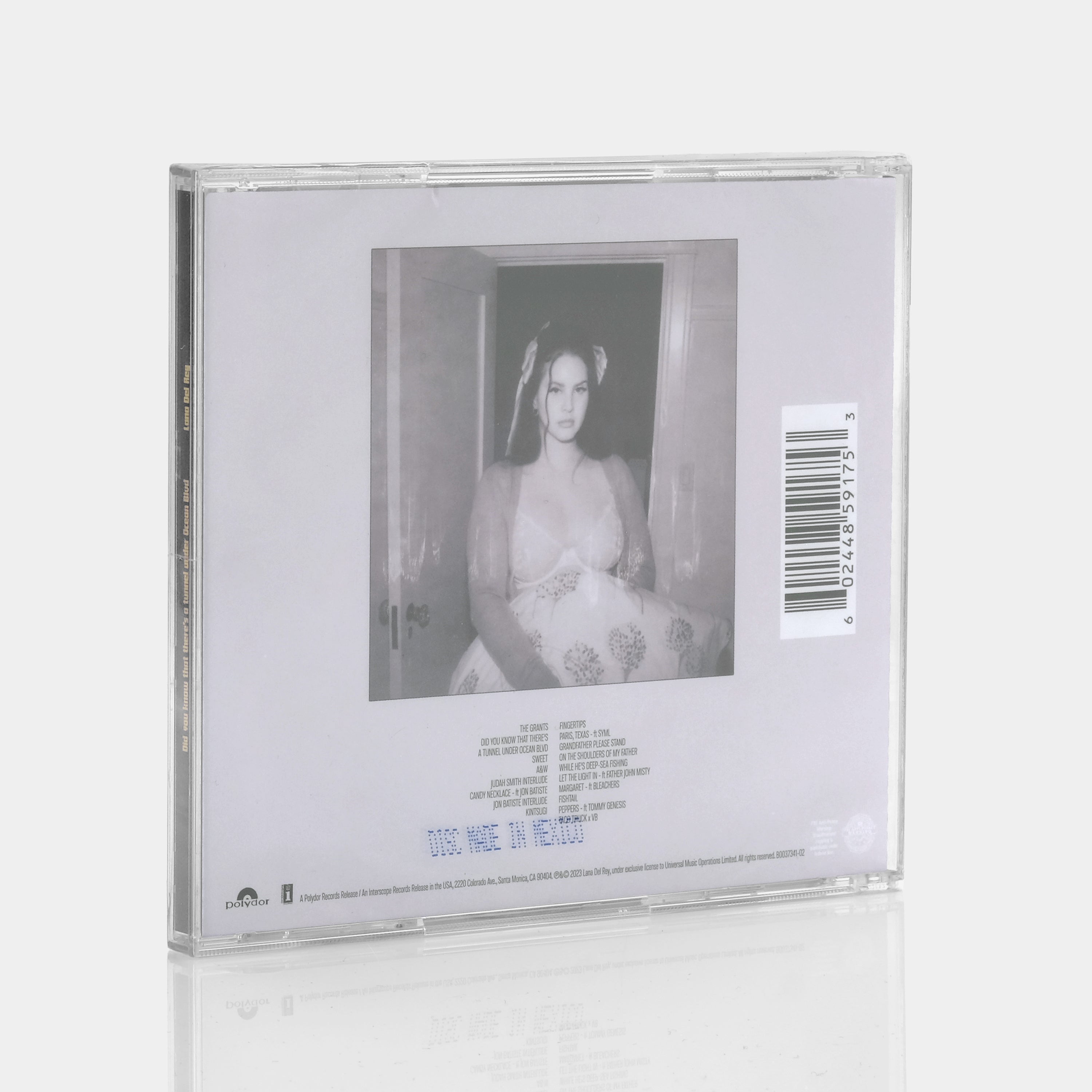 Lana Del Rey - Did You Know That There's A Tunnel Under Ocean Blvd CD