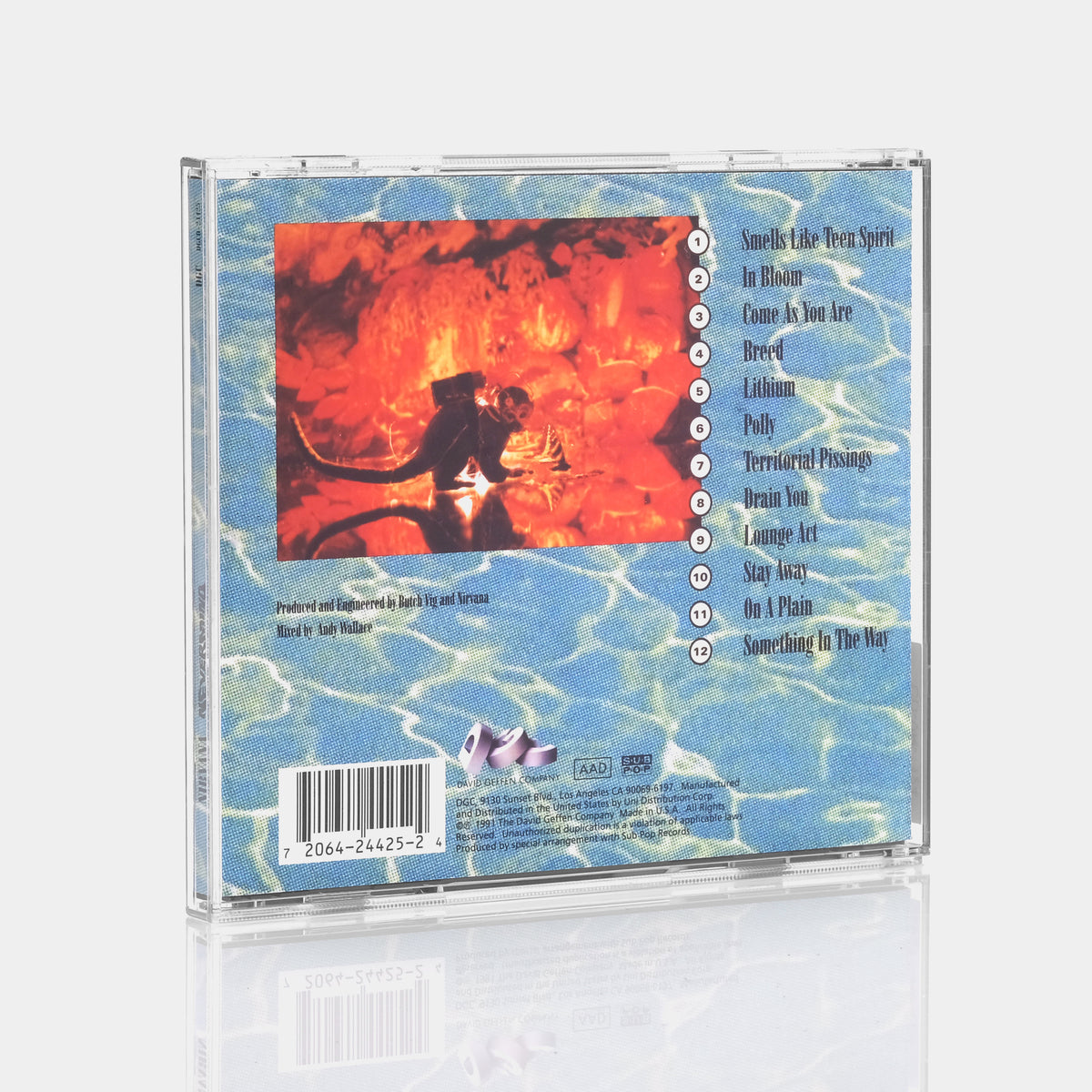 Nevermind Cd Insert Nirvana - Nevermind CD