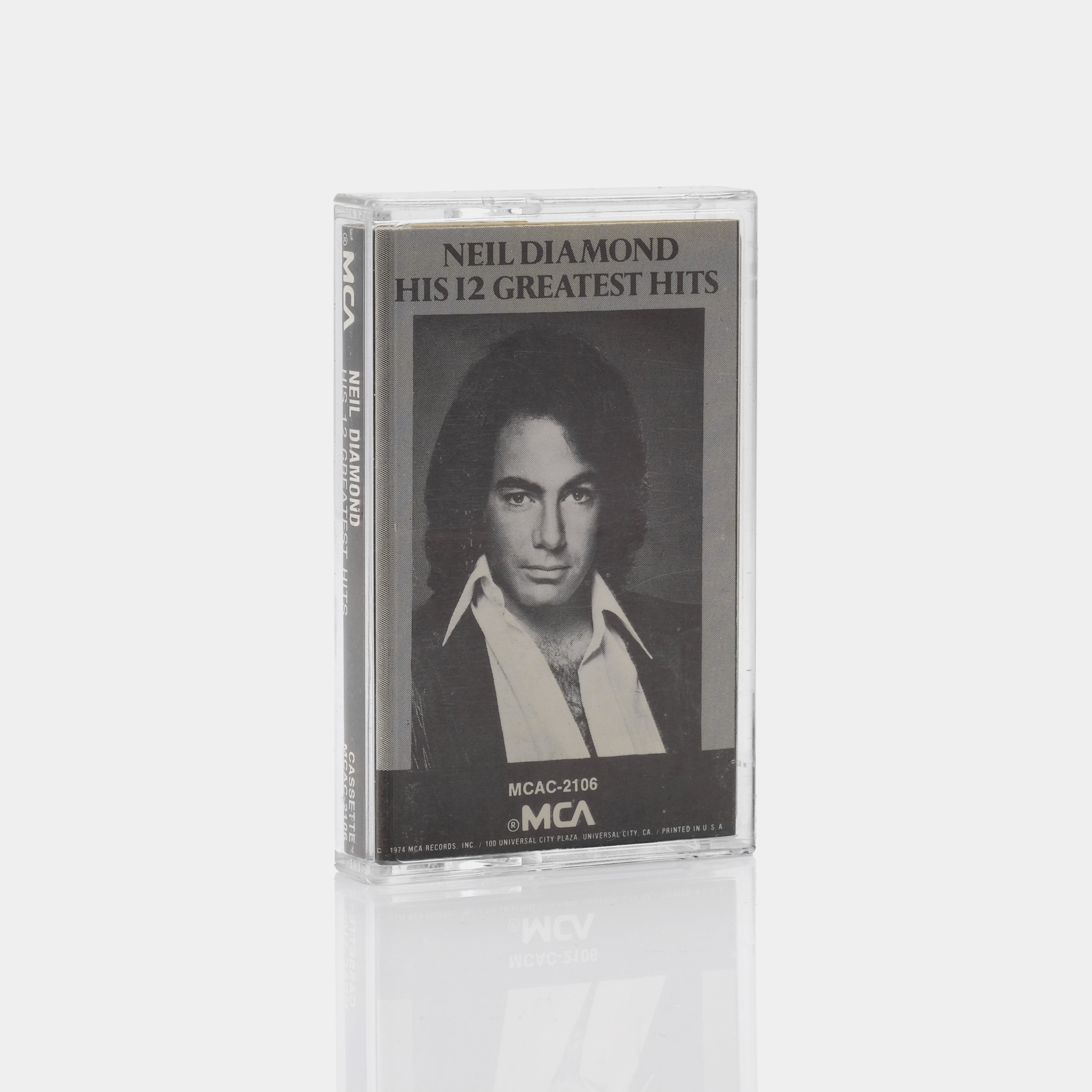 Neil Diamond - His 12 Greatest Hits Cassette Tape
