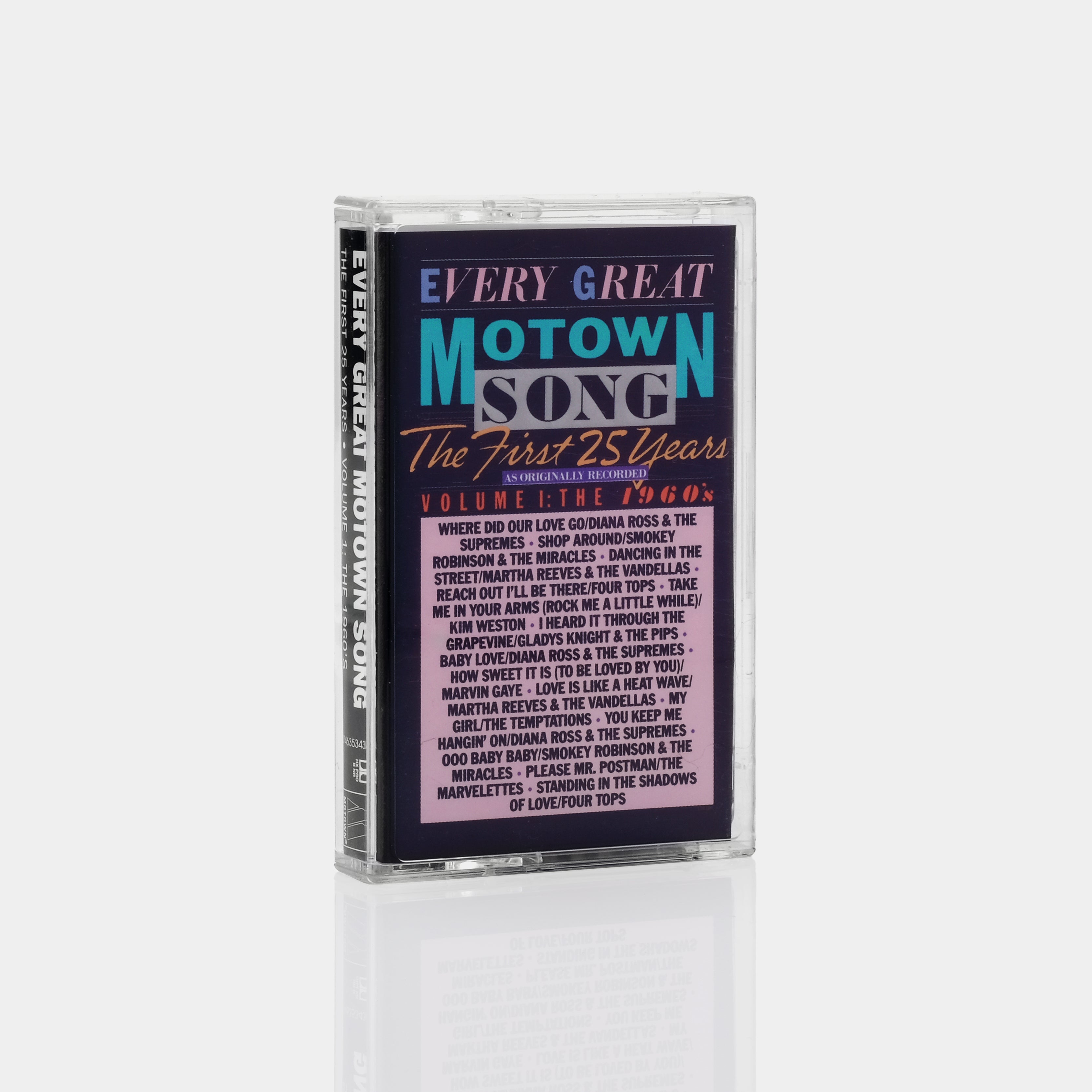 Every Great Motown Song: The First 25 Years - Volume 1: The 1960's Cassette Tape