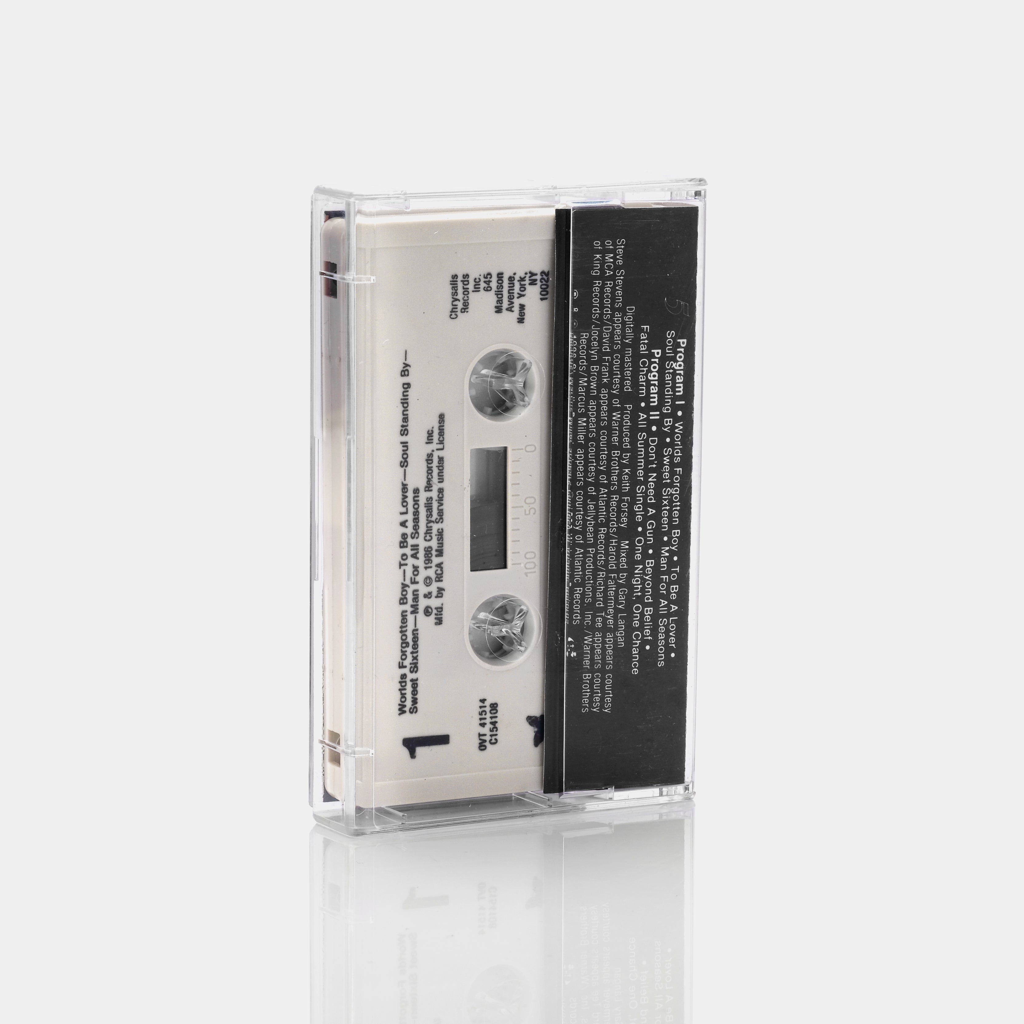 Billy Idol - Whiplash Smile Cassette Tape