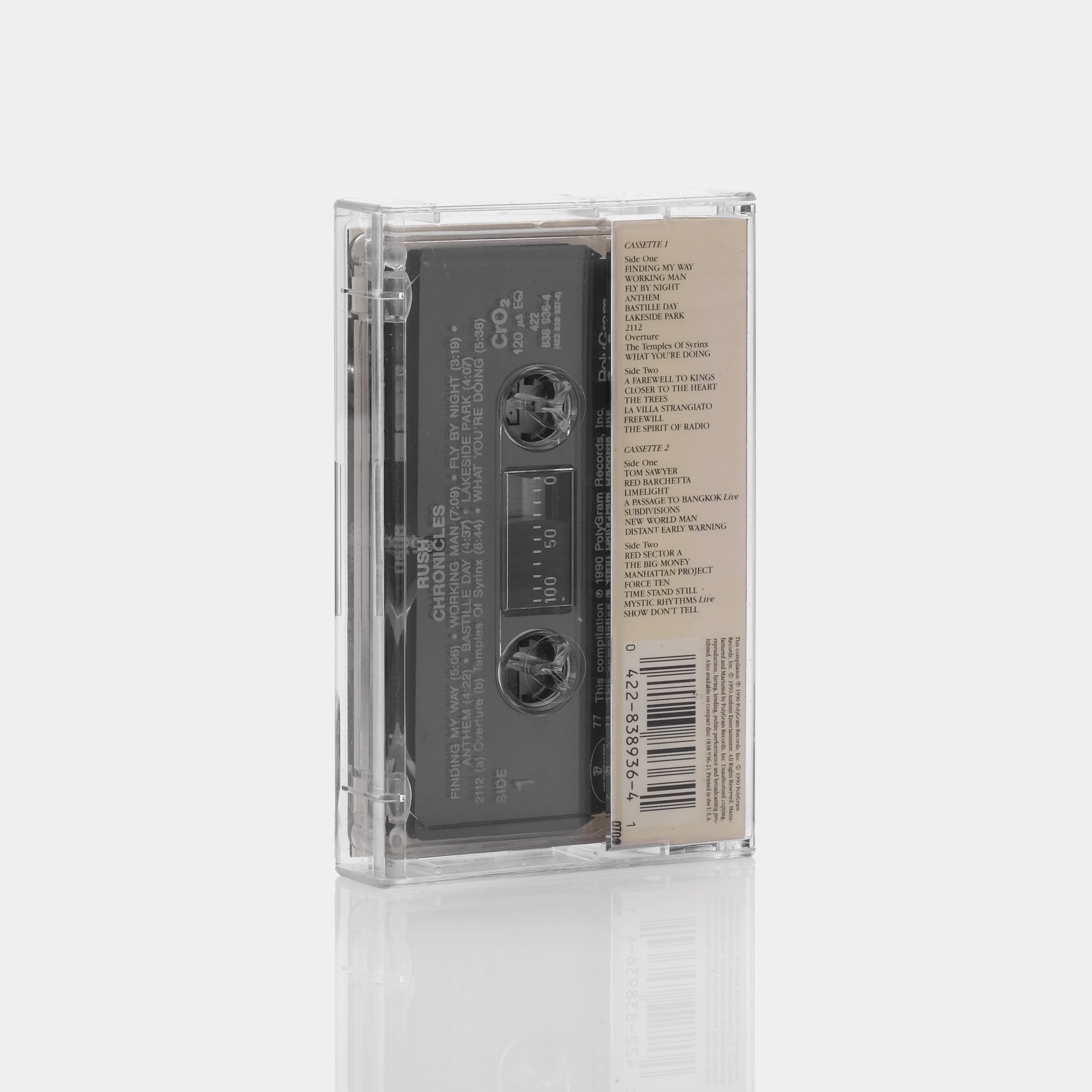 Rush - Chronicles Cassette Tape