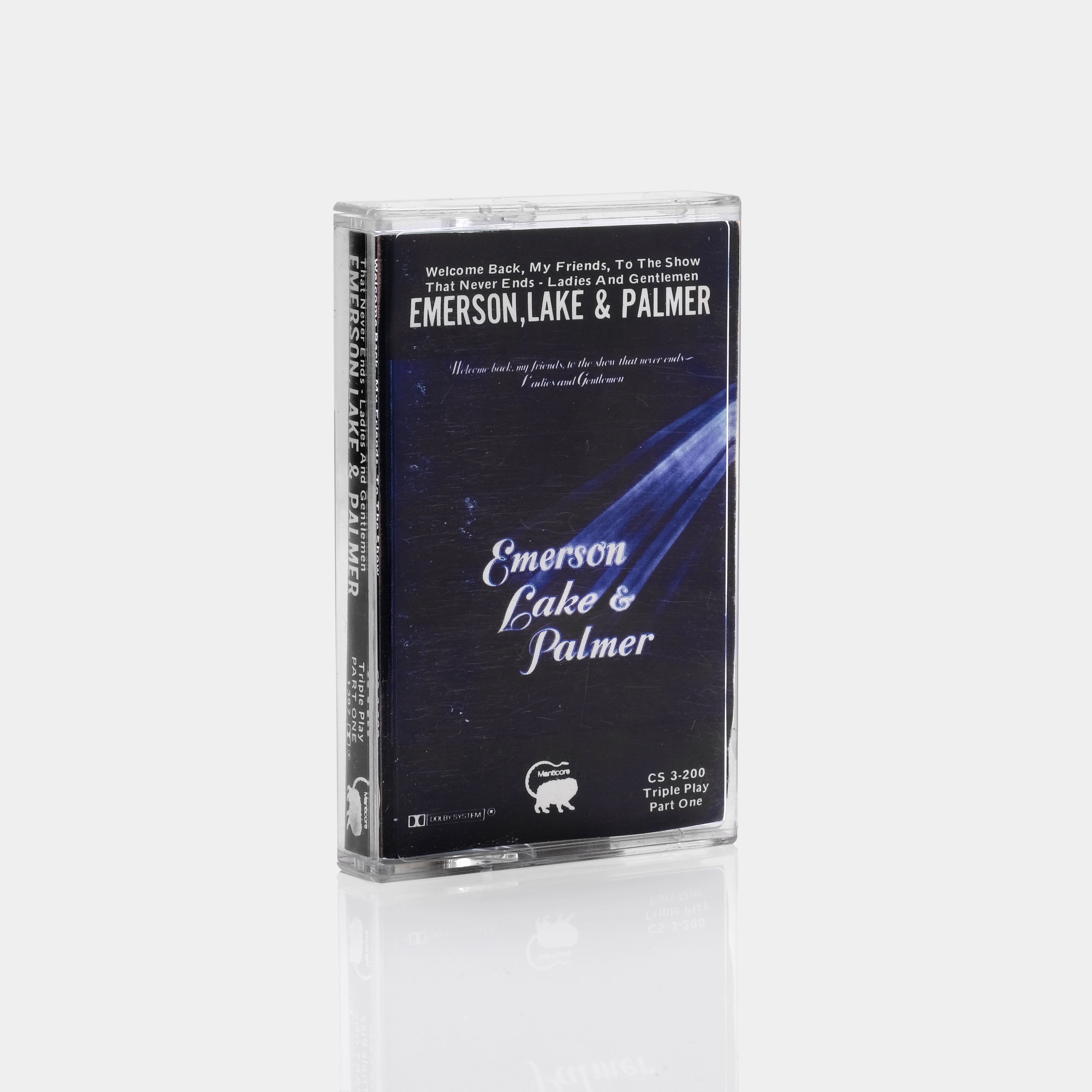 Emerson, Lake & Palmer - Welcome Back My Friends To The Show That Never Ends - Ladies And Gentlemen Cassette Tape