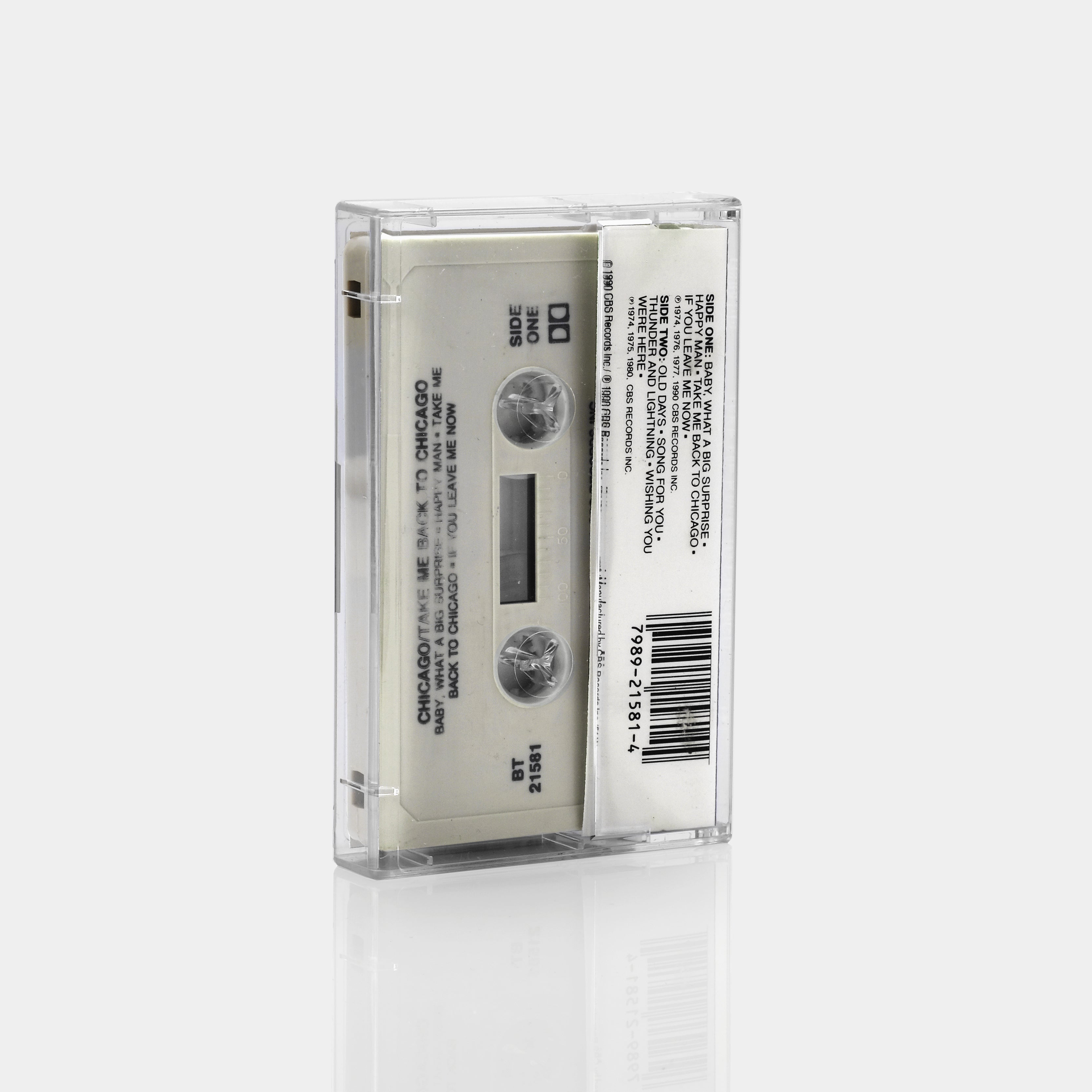 Chicago - Take Me Back To Chicago Cassette Tape