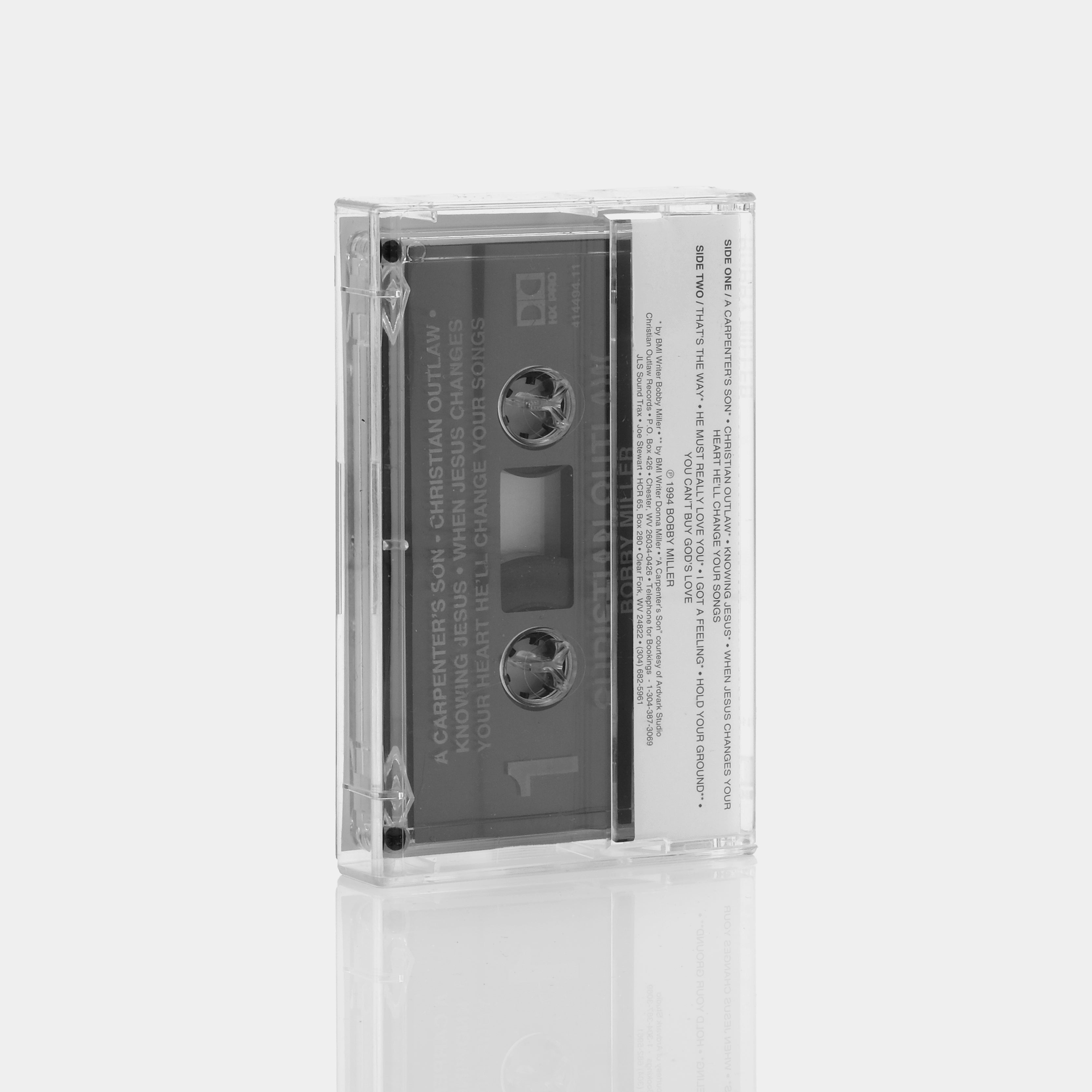 Bobby Miller - The Christian Outlaw Cassette Tape
