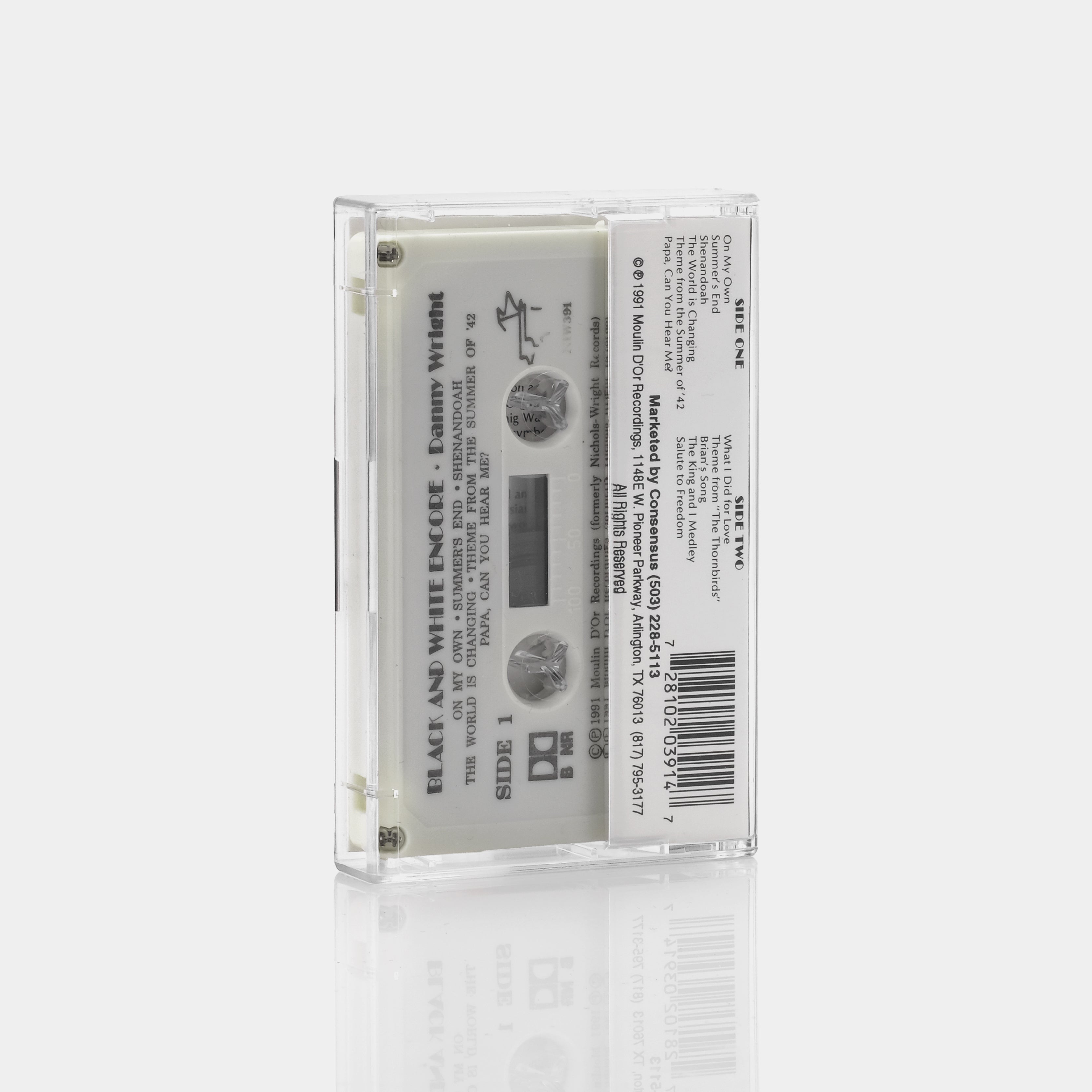 Danny Wright - Black And White Encore Cassette Tape