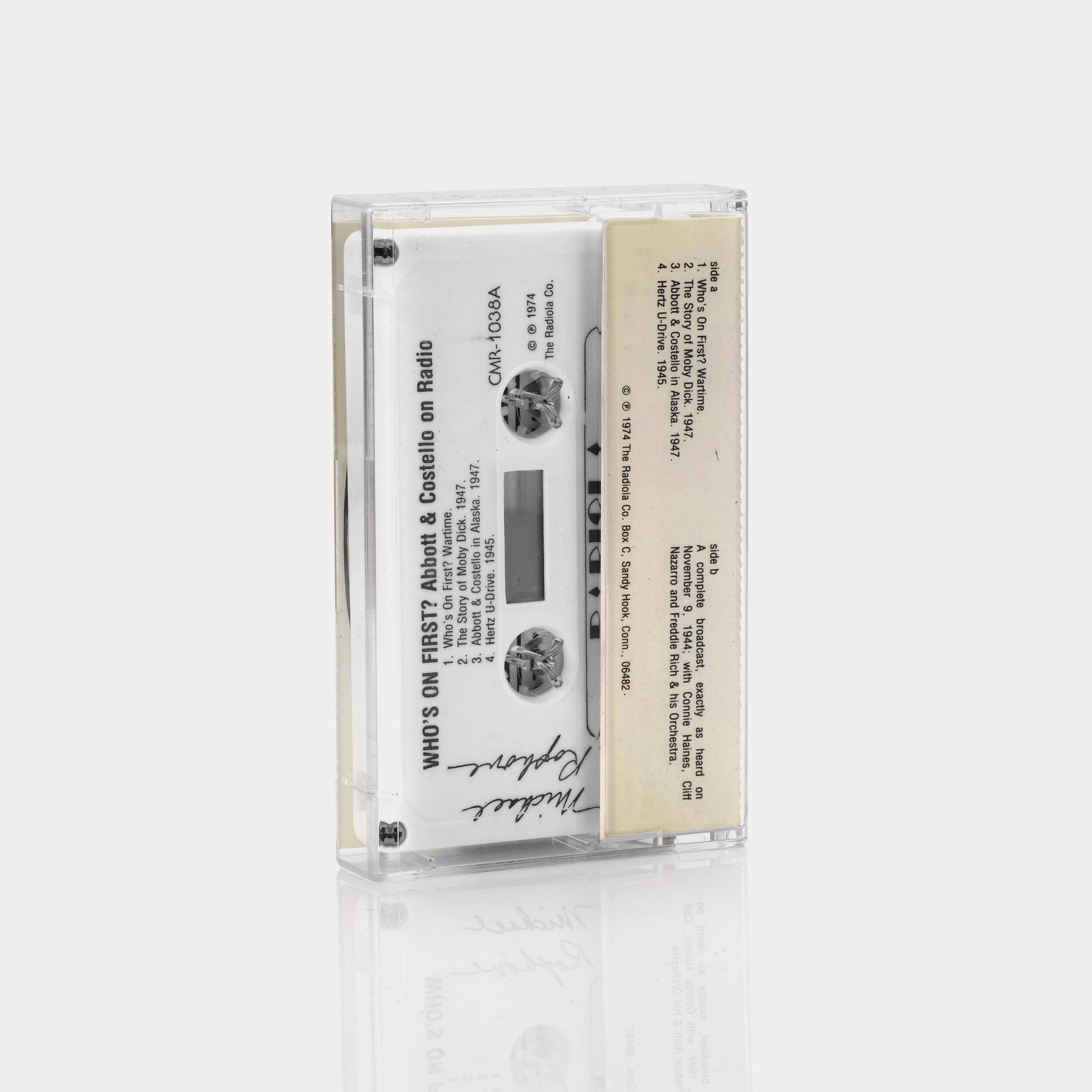 Abbott & Costello - Who's On First? Cassette Tape