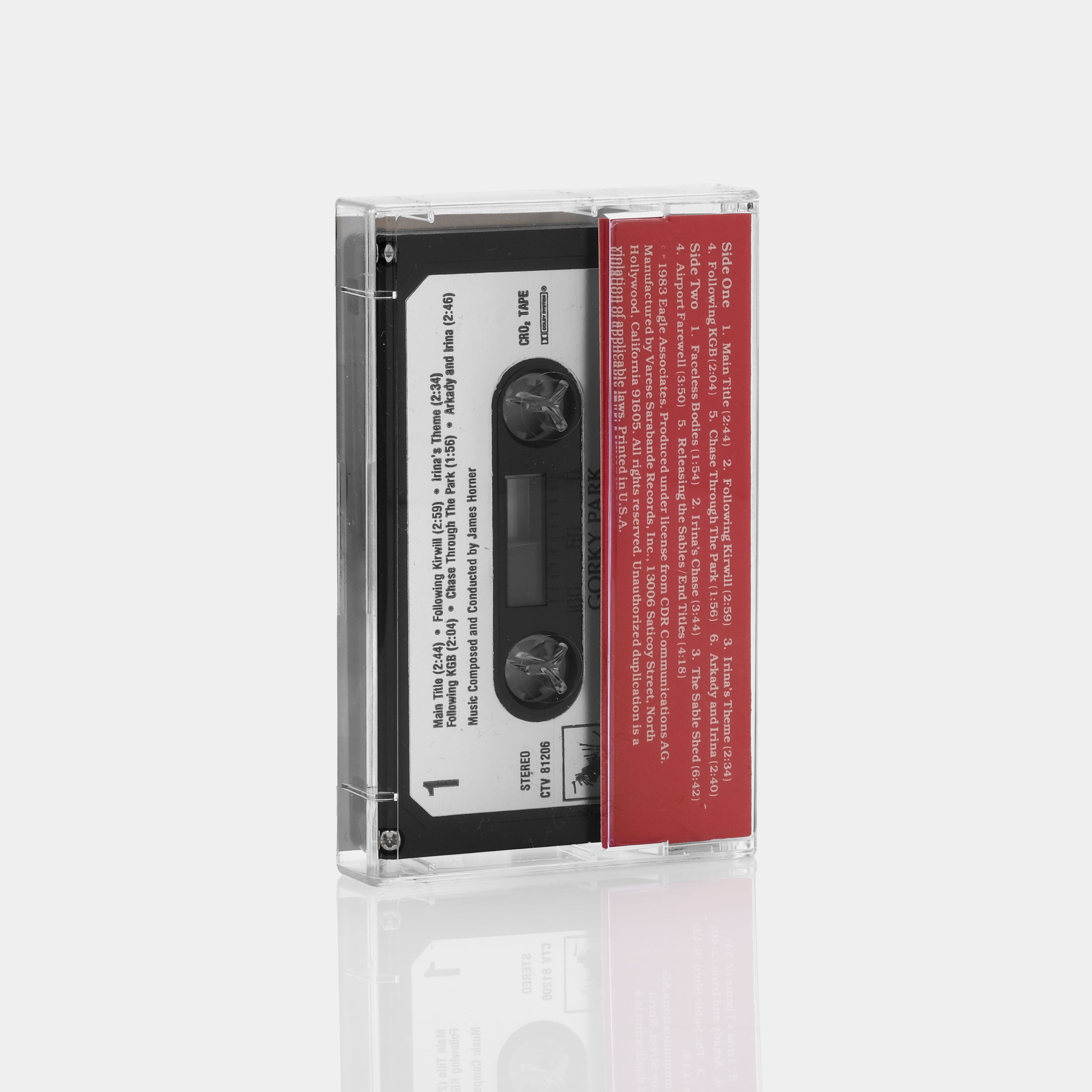 Gorky Park (Original Motion Picture Soundtrack) Cassette Tape