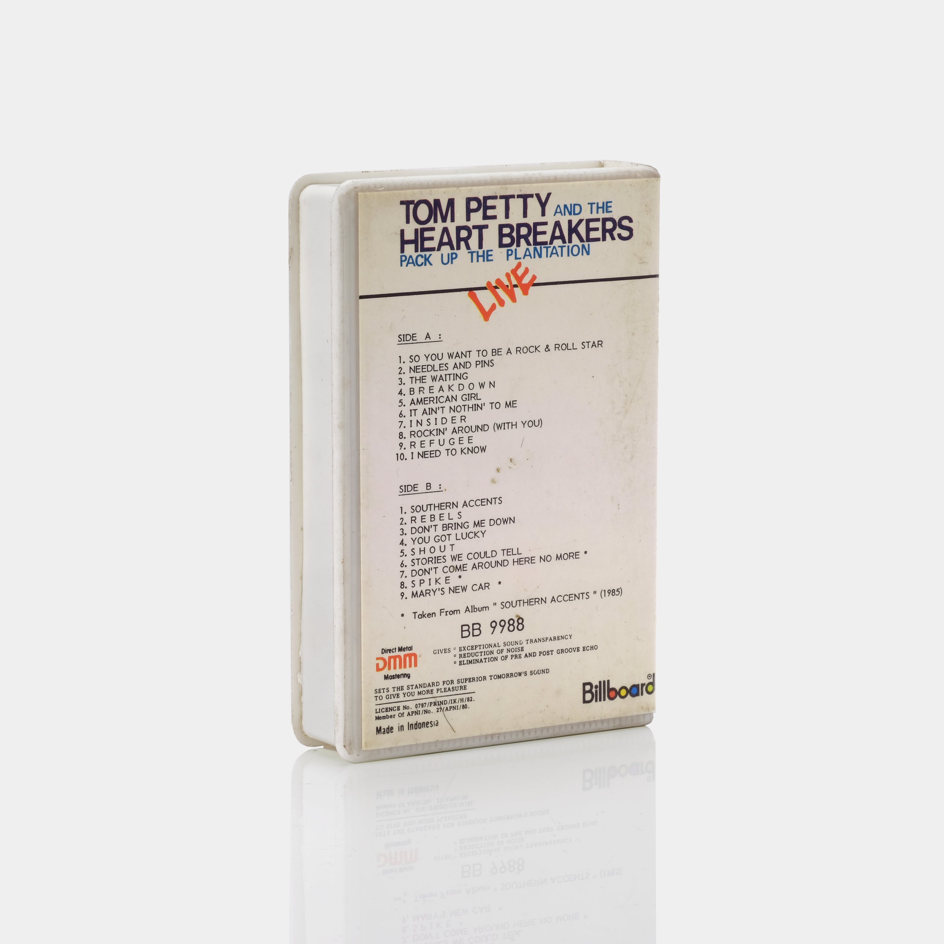 Tom Petty And The Heartbreakers - Pack Up The Plantation Live! Cassette Tape