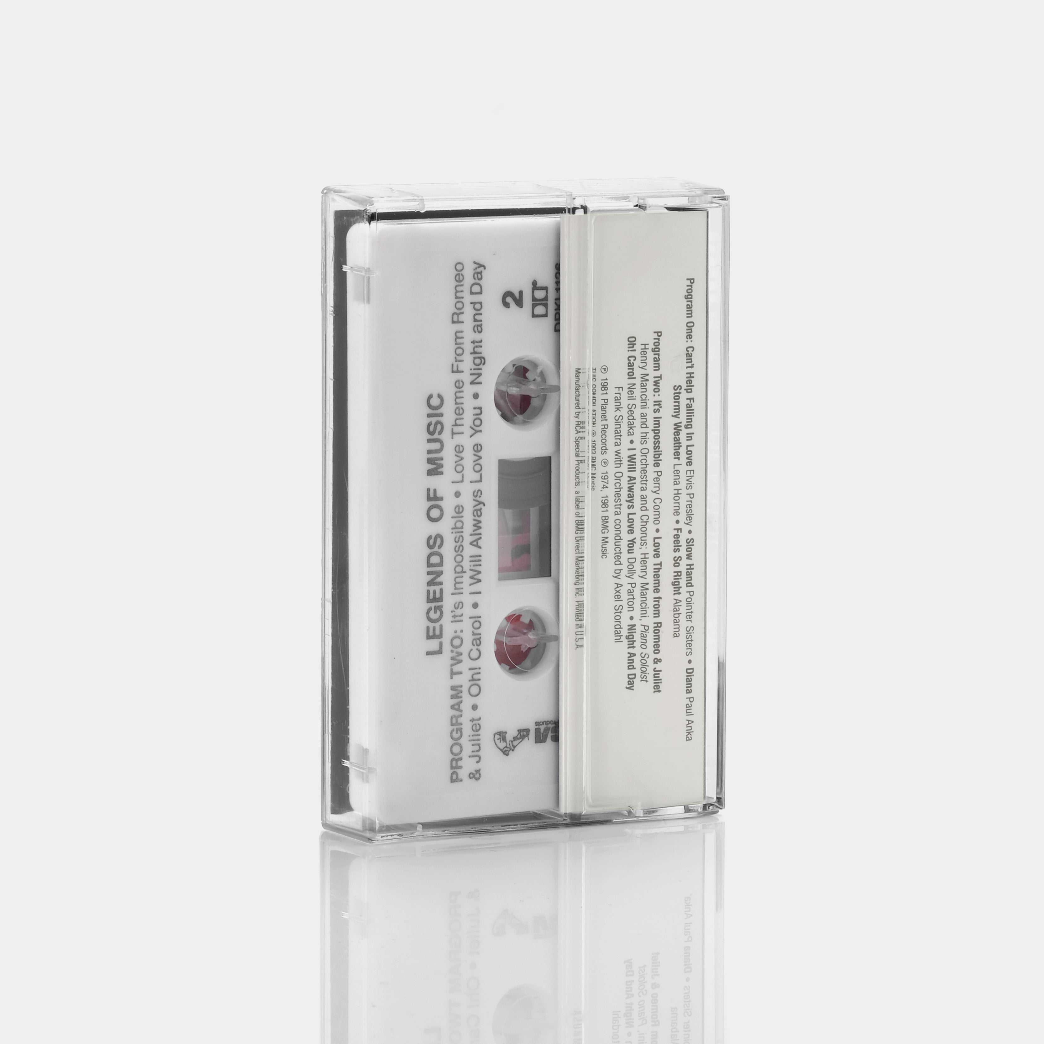 Legends Of Music Cassette Tape