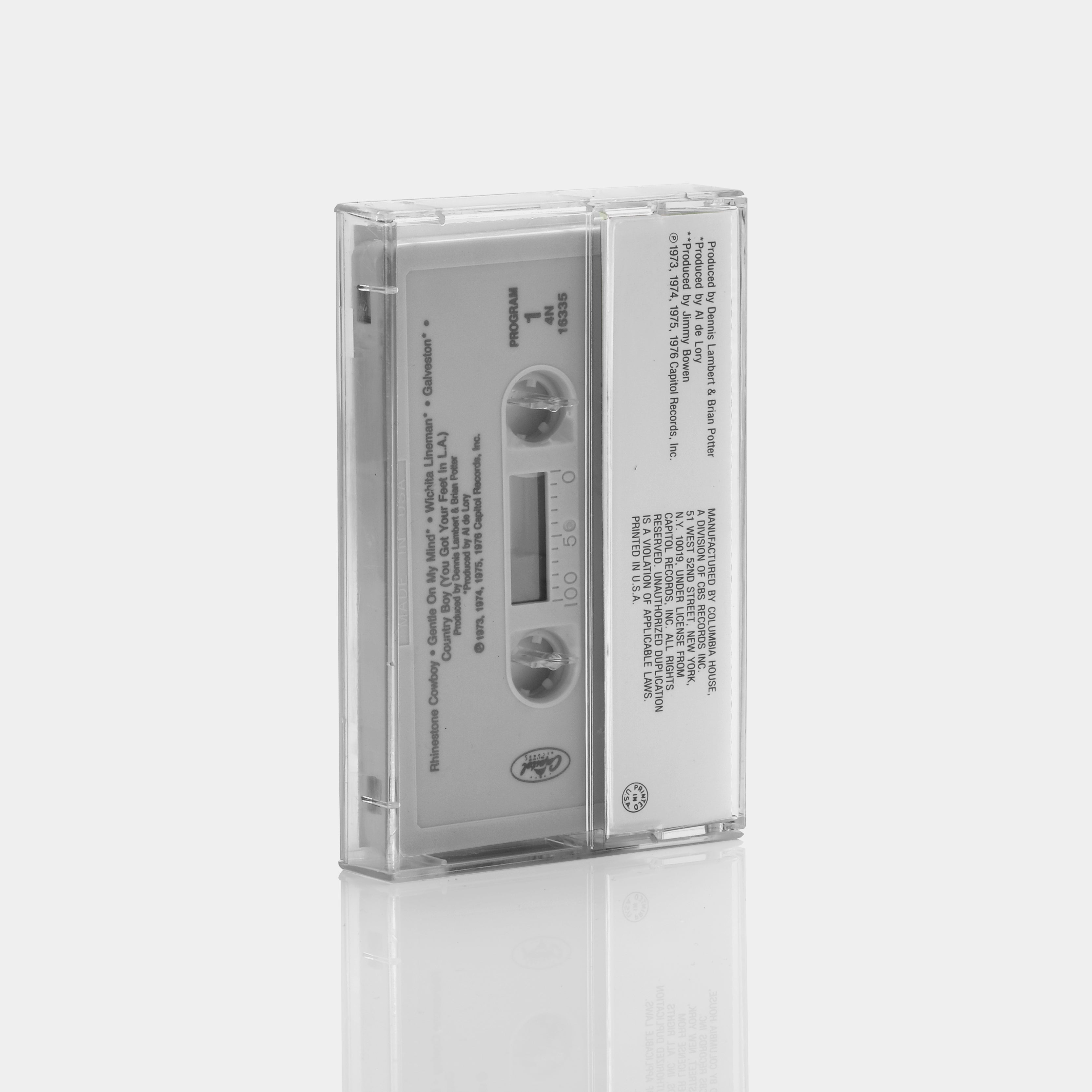 Glen Campbell - The Best Of Glen Campbell Cassette Tape